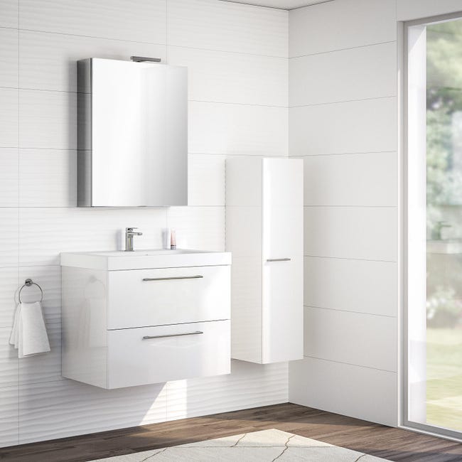 Mobile Bagno Remix Bianco Lucido L 75 Cm Leroy Merlin Mobili Da Bagno E Specchi Leroy Merlin