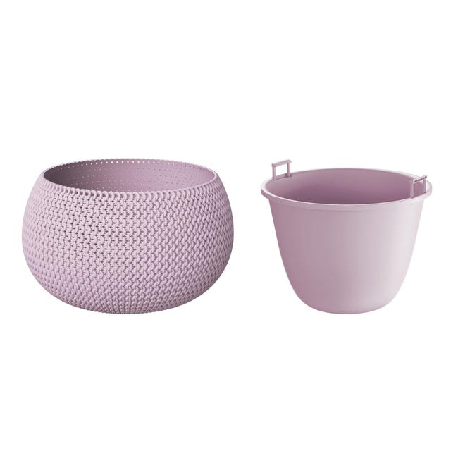 Vaso pendente rotondo 11 cm in vetro con corda naturale in juta macramè Vaso pendente rotondo 11 cm in vetro con corda naturale in juta macramè