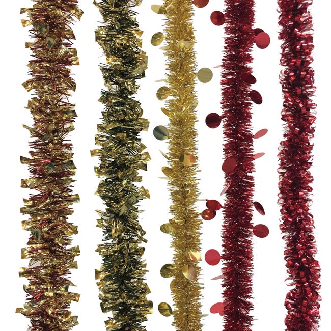 Ghirlanda natalizia multicolore L 200 cm - 1