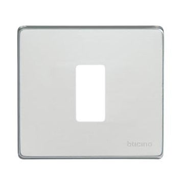 Placca singola Magic BTICINO 1 modulo alluminio