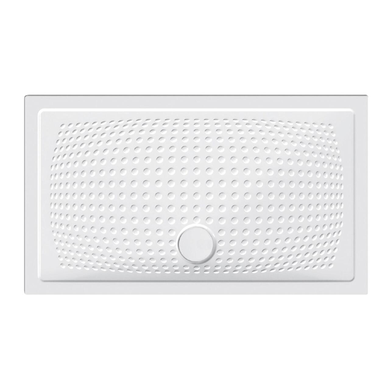 Piatto doccia ceramica Point 120 x 70 cm bianco