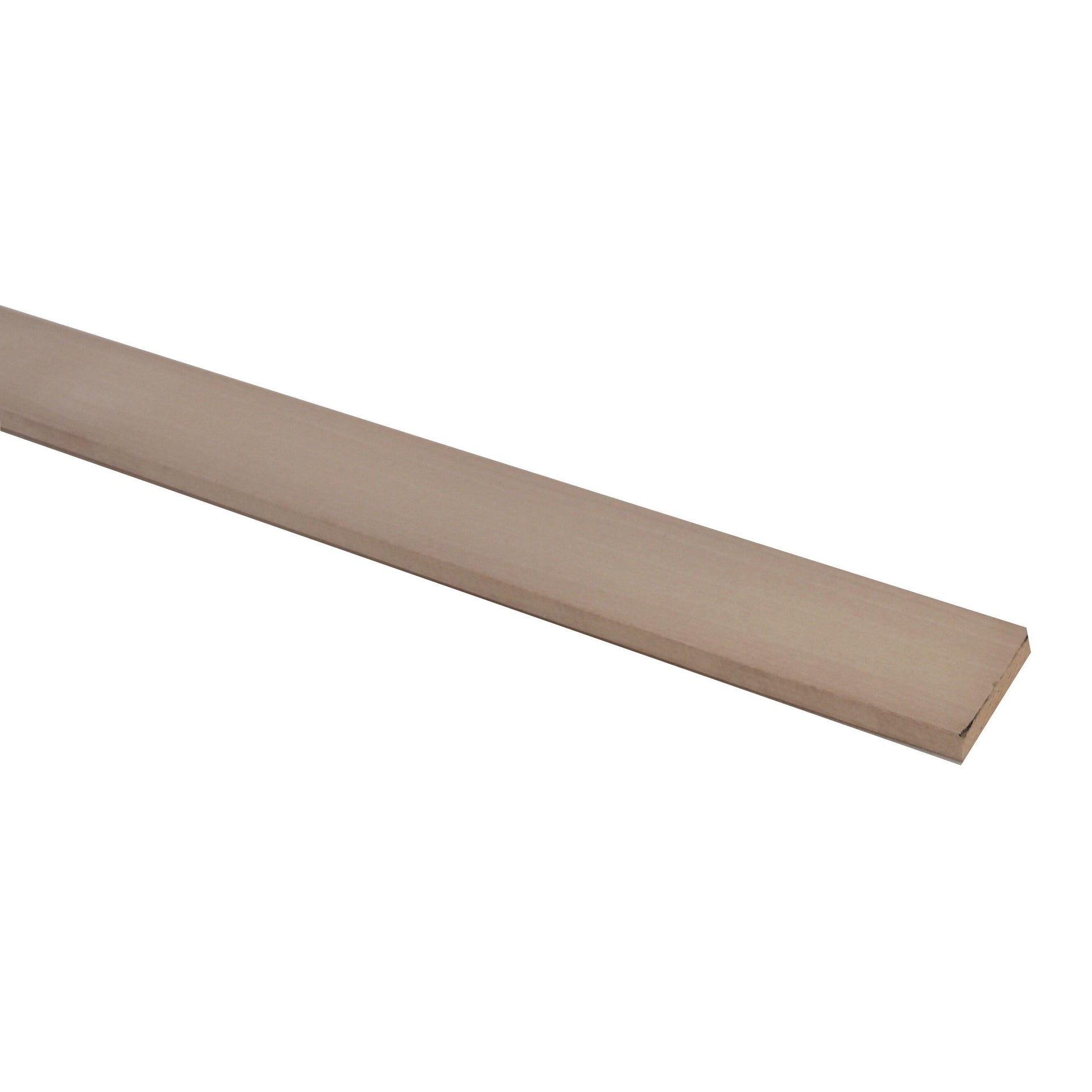 Listello piallato ayous 1 m x 40 mm, Sp 10 mm