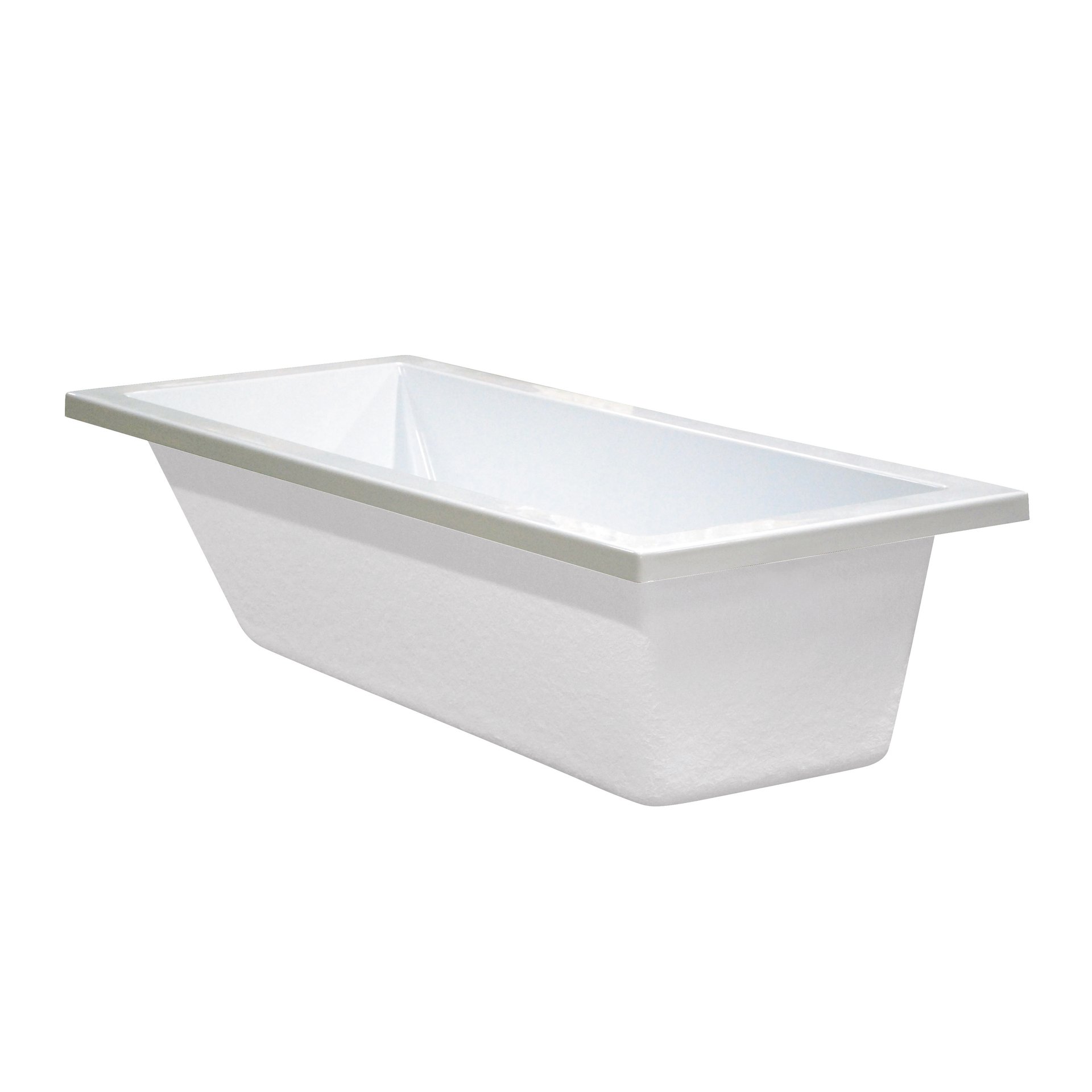 Vasca rettangolare Amea bianco 70 x 170 cm