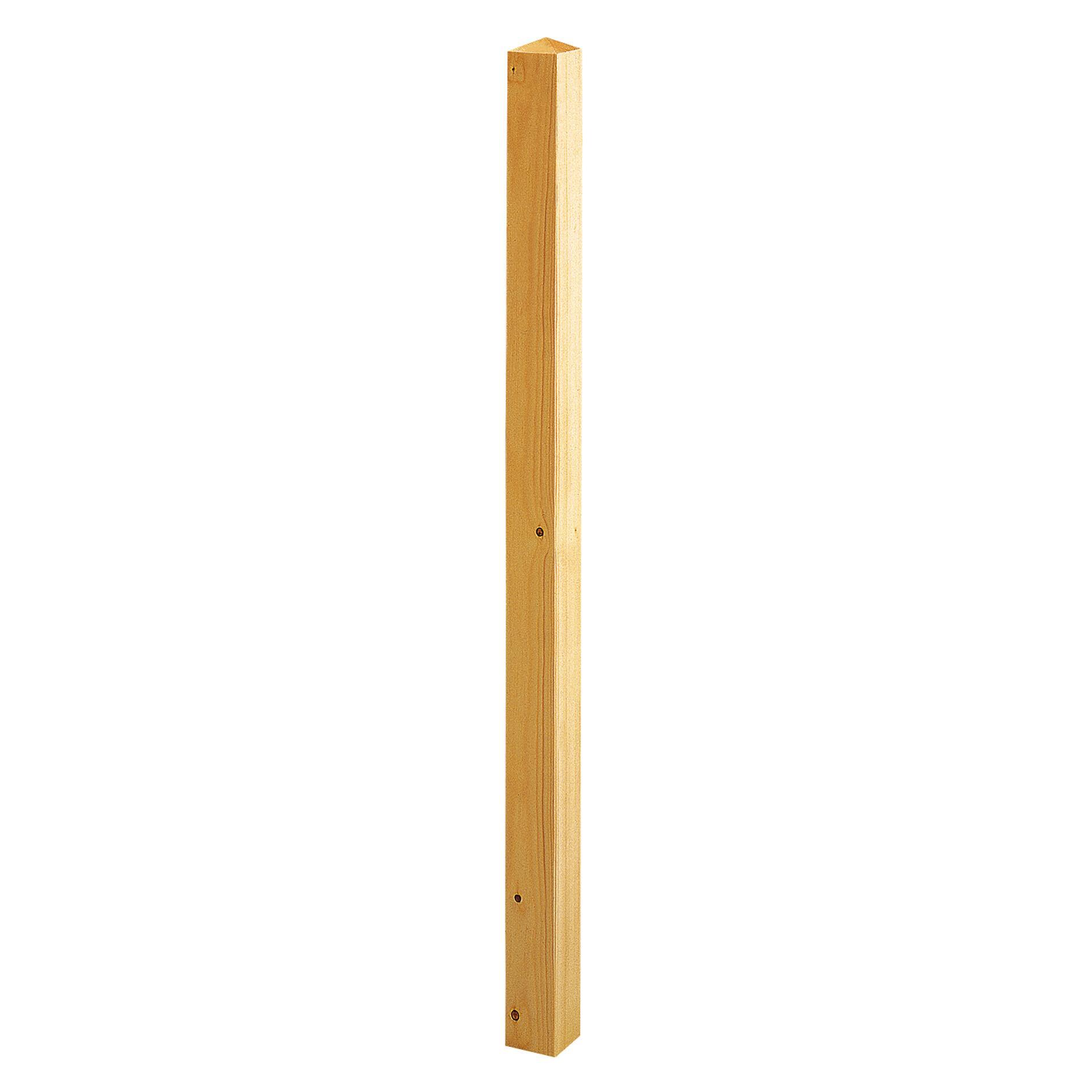 Pilastro in legno abete L 120 x H 70 cm