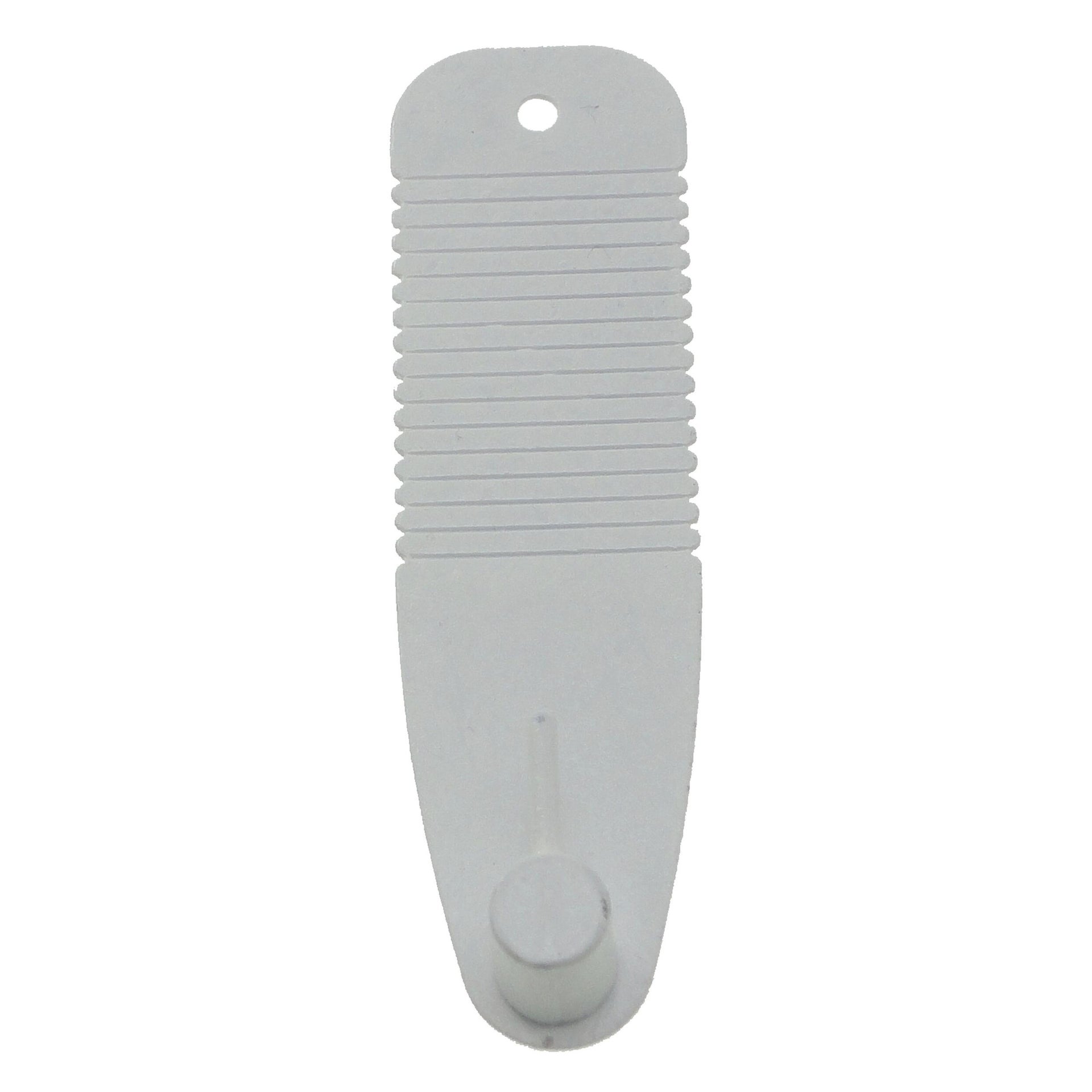 Supporto Ø25/28mm Elegance in metallo bianco opaco, 2 pezzi