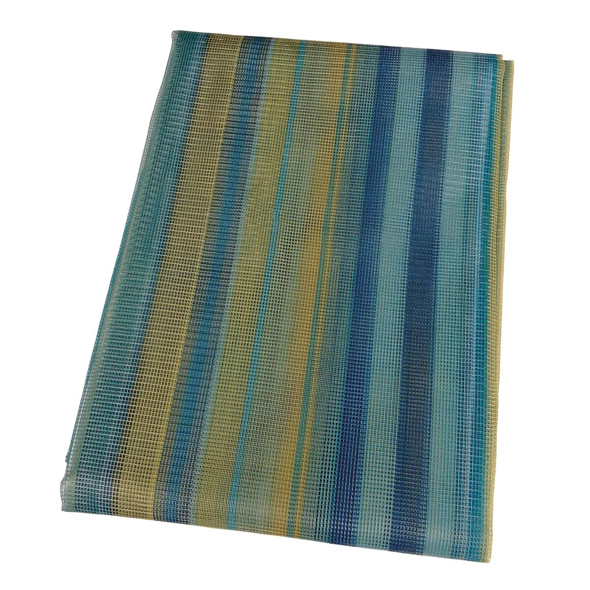 Tenda zanzariera ad anelli L 150 x H 170 cm blu