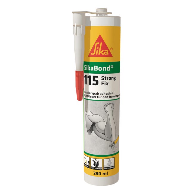 Silicone SIKA Sikabond-115 Strong Fix trasparente 290 ml - 1