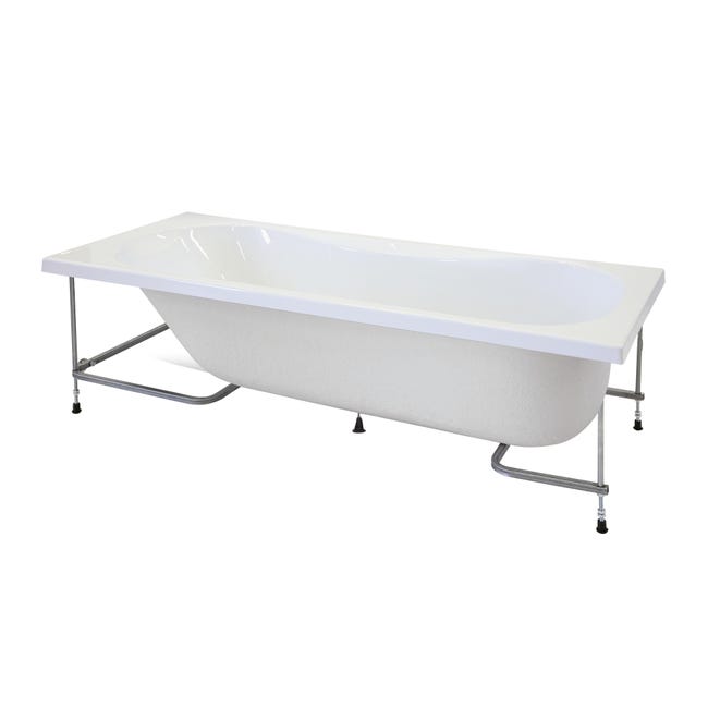 Vasca E Telaio Egeria 150 X 70 Cm Bianco 030 Leroy Merlin Telaio Vasca Da Bagno
