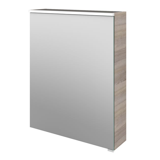 Specchio Contenitore Con Illuminazione L 60 X P 17 X H 75 Cm Argento Opaco Sensea Leroy Merlin Specchi Contenitori Per Bagno Leroy Merlin