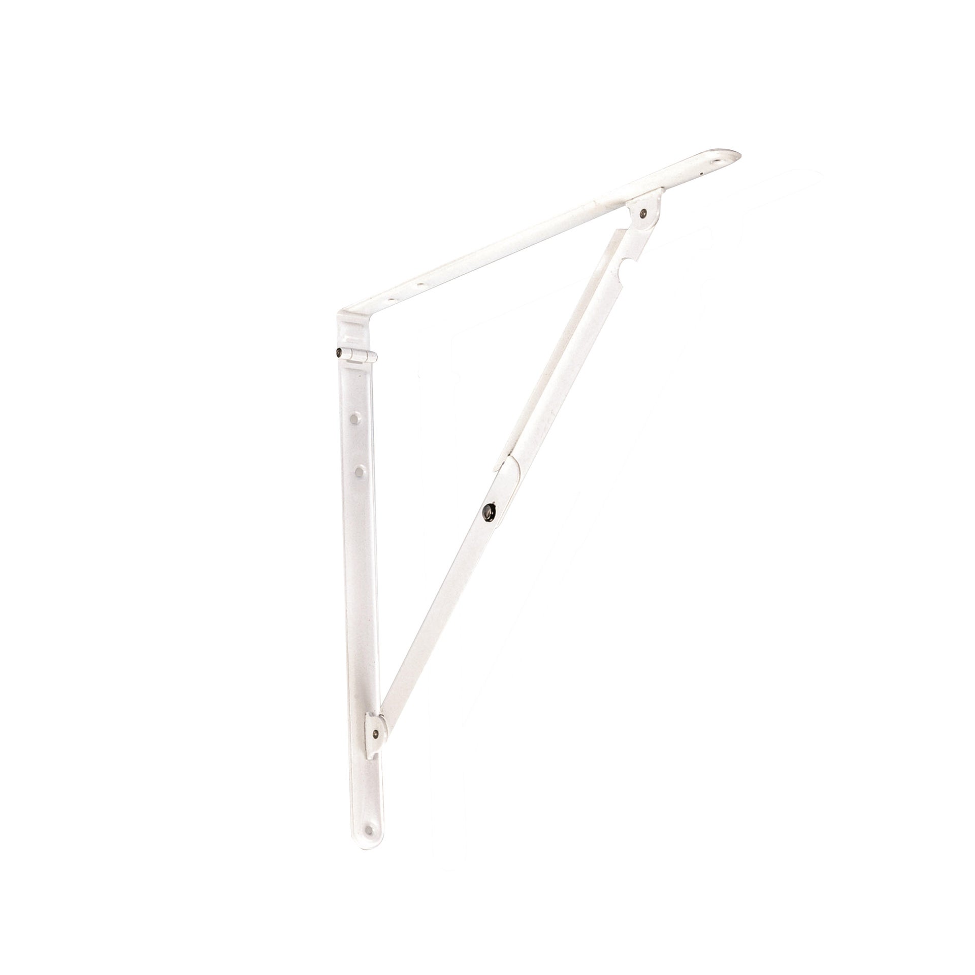 Staffa ribaltabile Pieghevole L 40 x H 40 cm bianco