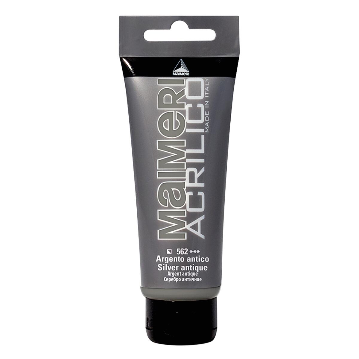 Colore acrilico MAIMERI 0.75 L argento
