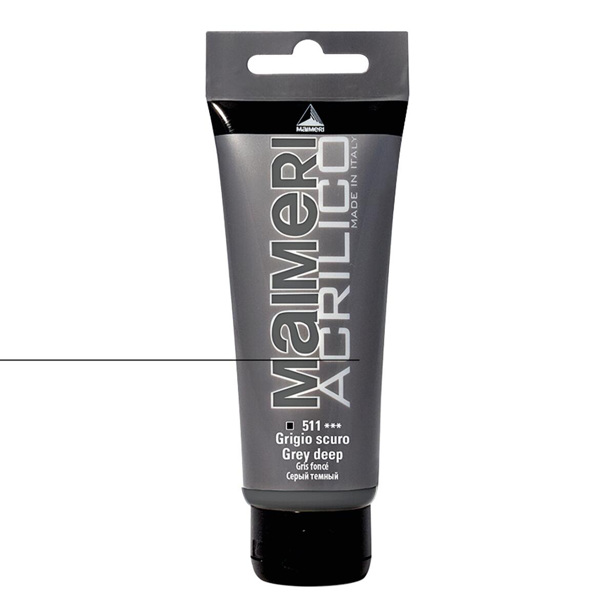 Colore acrilico MAIMERI 0.75 L grigio scuro