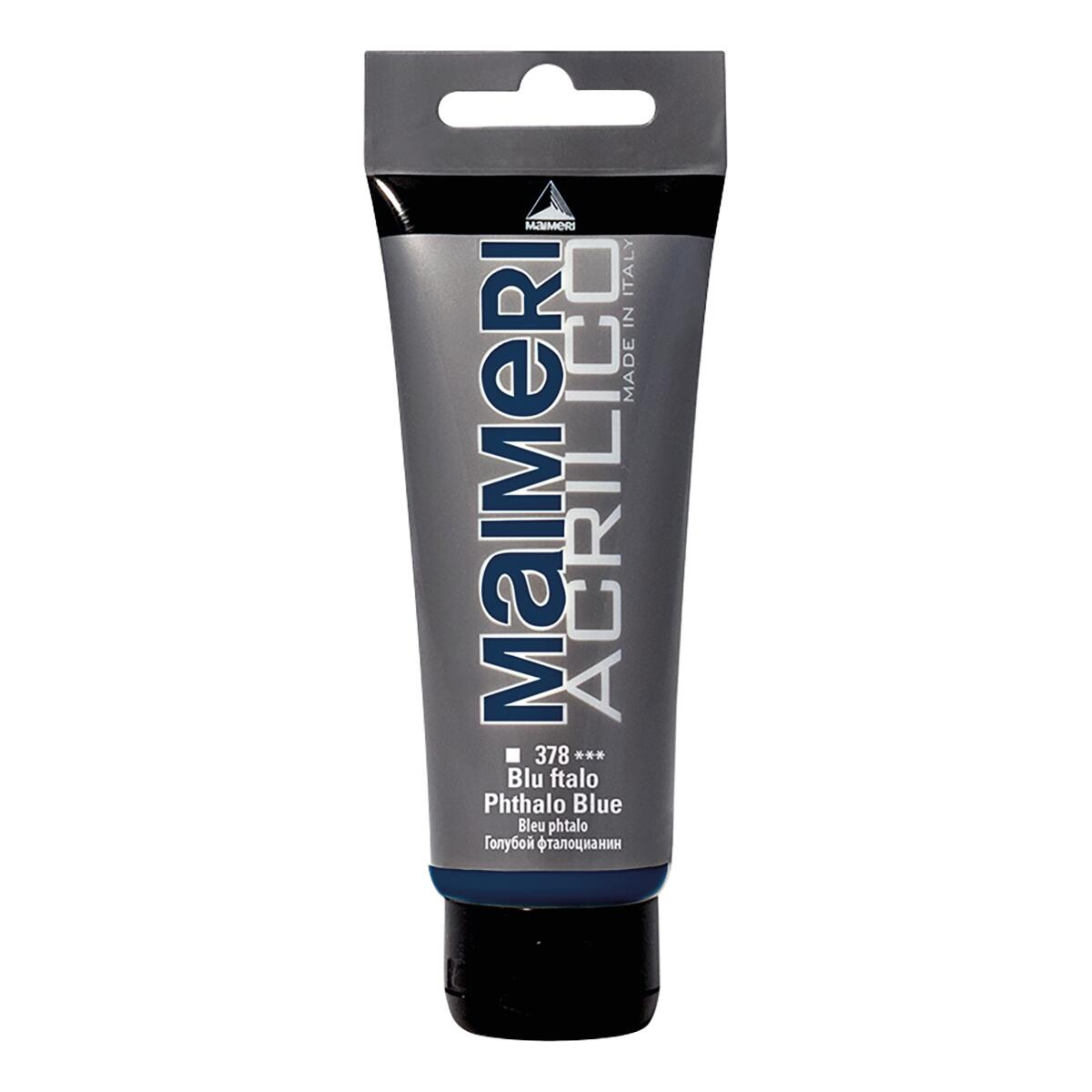 Colore acrilico MAIMERI 0.75 L blu ftalo
