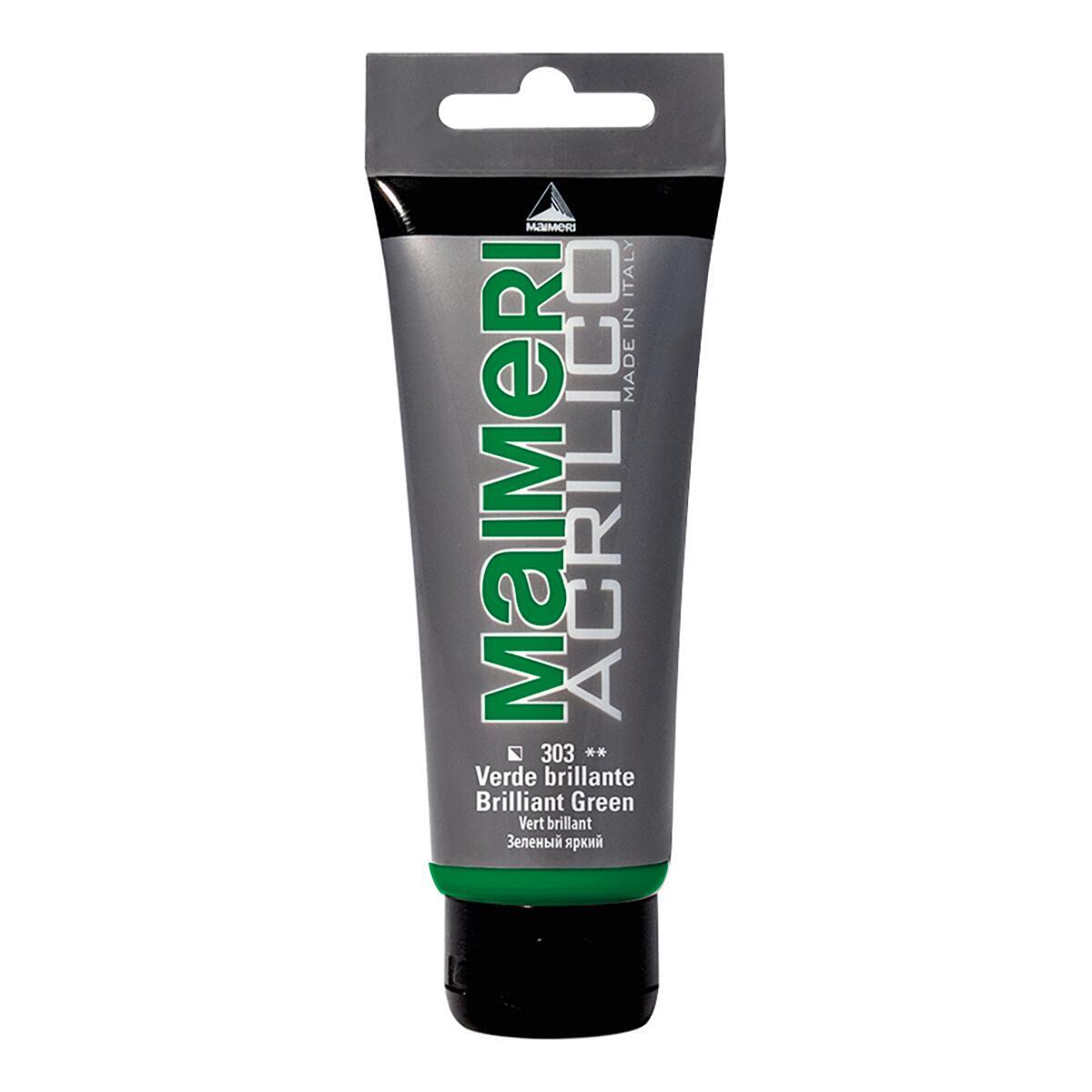 Colore acrilico MAIMERI 0.75 L verde brillante