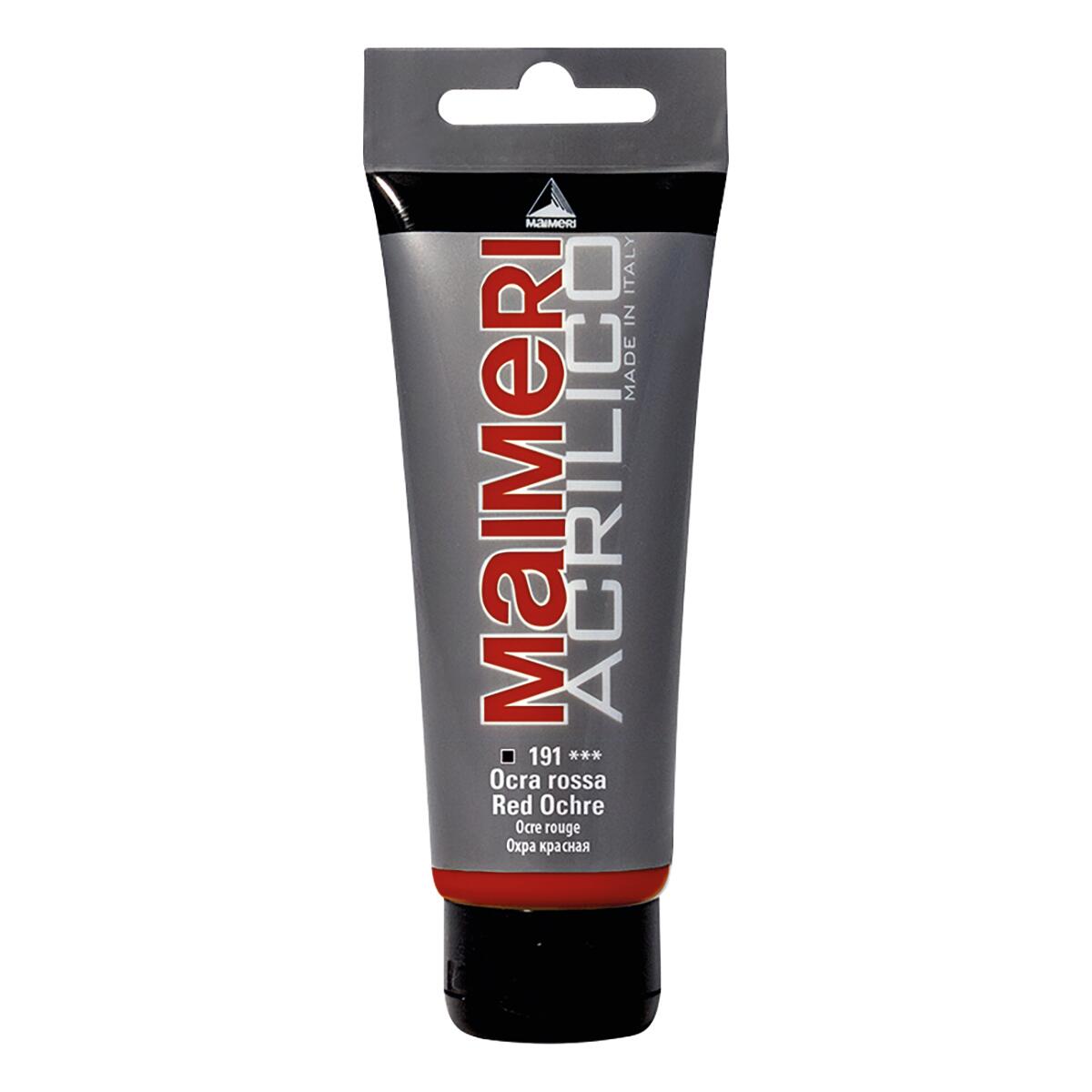 Colore acrilico MAIMERI 0.75 L ocra rossa