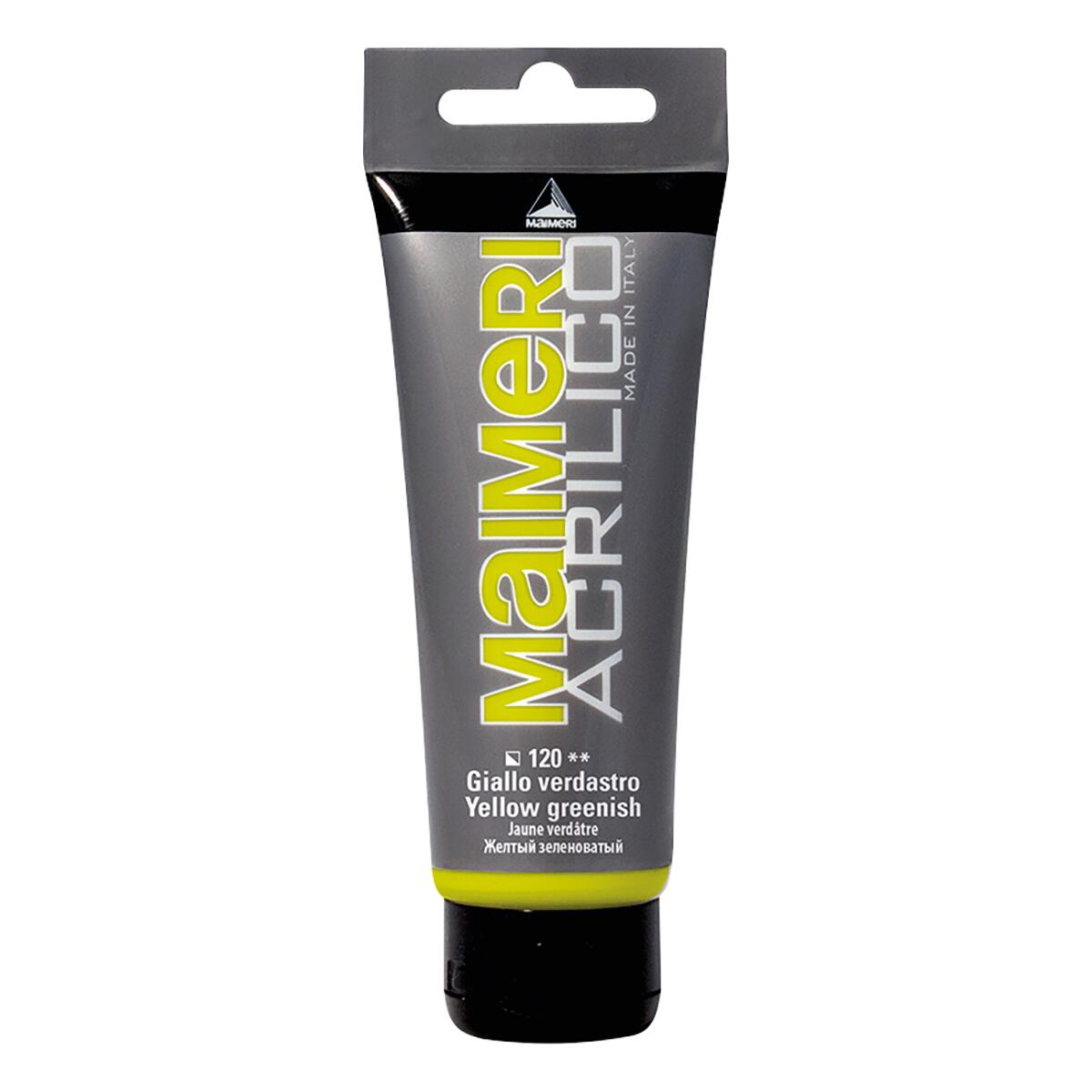 Colore acrilico MAIMERI 0.75 L giallo verdastro