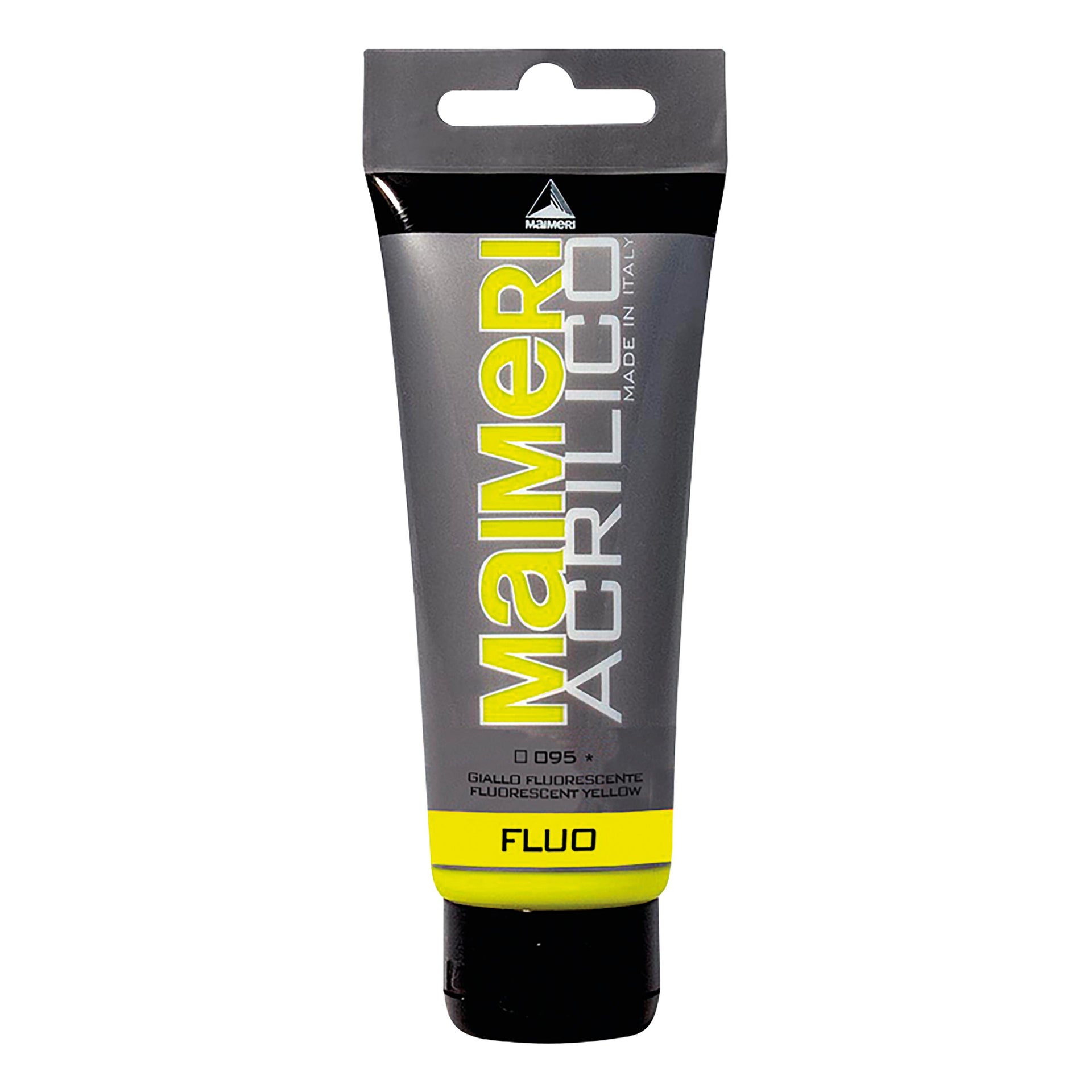 Colore acrilico MAIMERI 0.75 L giallo fluorescente