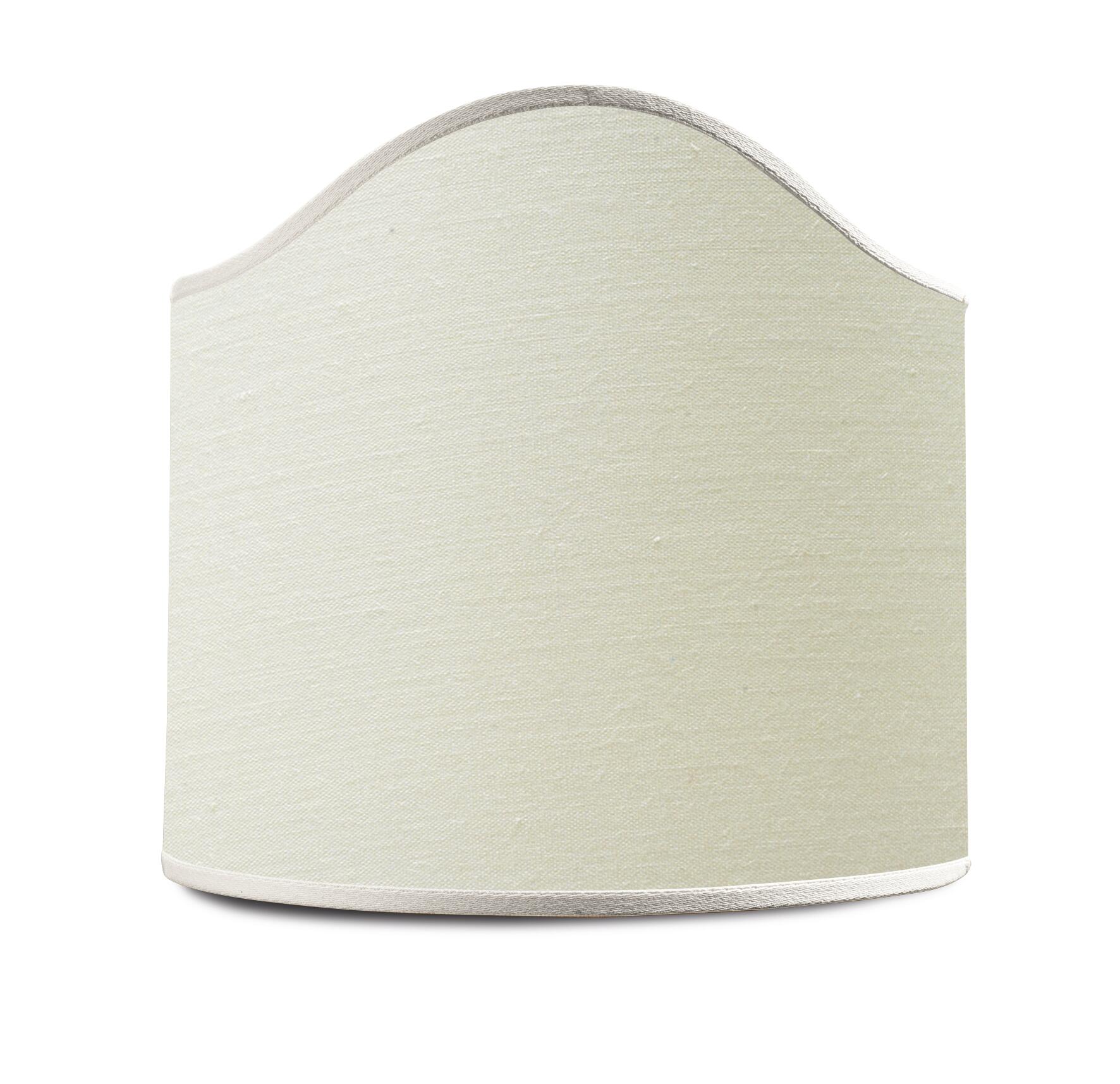 Hemobllo 2 Paralumi In Plastica Bianca Per Lampada Da Tavolo E Parete – Foro Centrale 42mm, Tamburo 25x12cm, Facili Da Montare