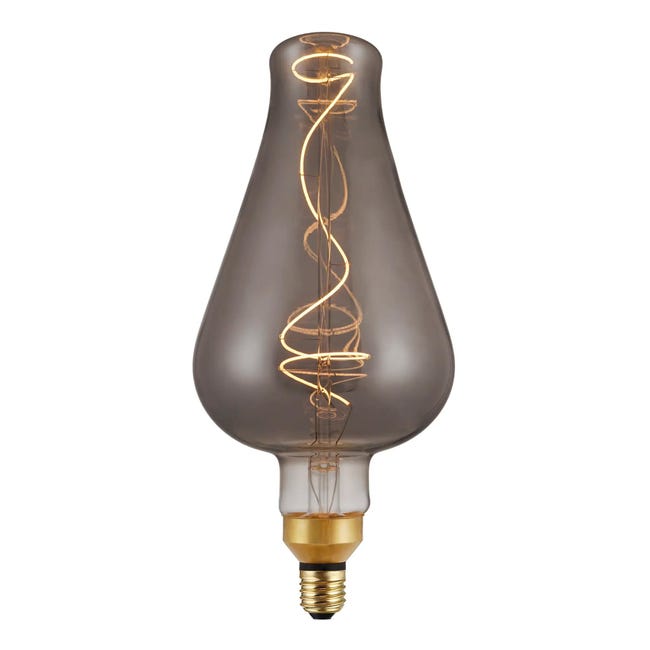 Lampadina decorativa LED, E27, Bottiglia, Fumé, Luce calda, 4W=150LM (equiv 4 W), 360° , ON - 1