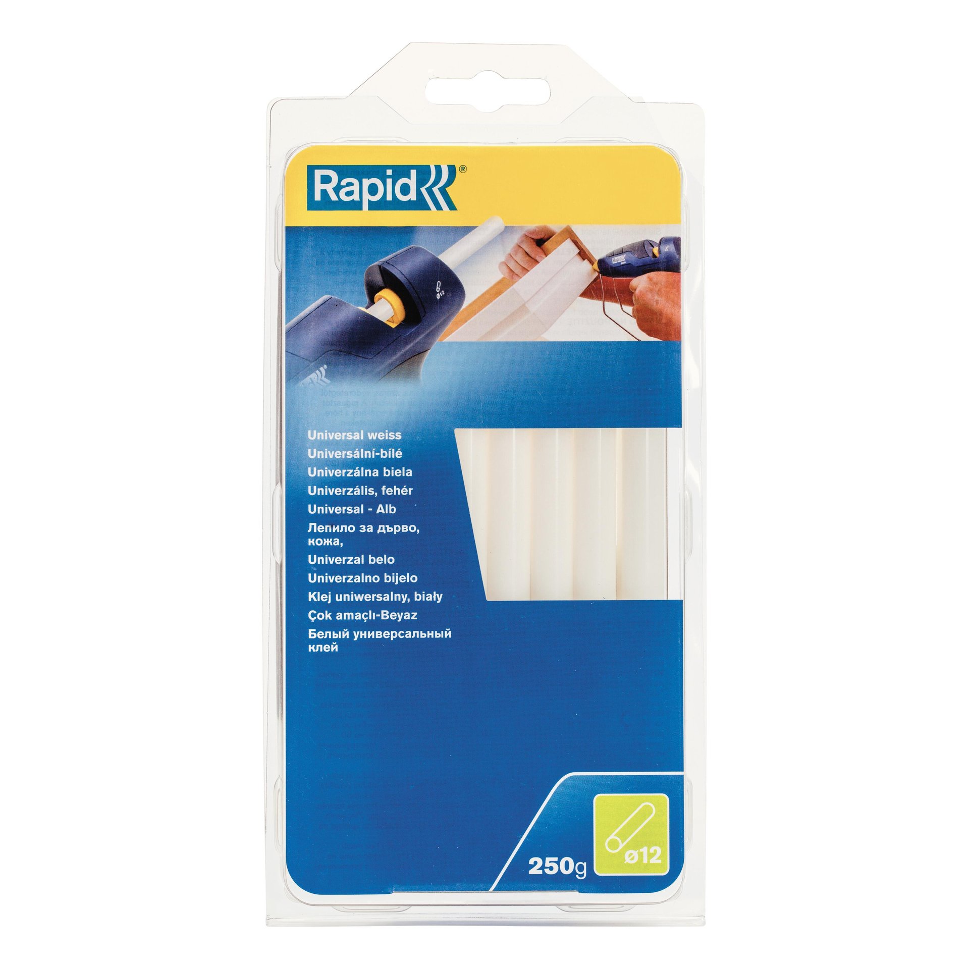 Stick di colla a caldo RAPID bianco L 190 mm Ø 12 mm 250 g Leroy Merlin Stick di colla a caldo RAPID bianco L 190 mm Ø 12 mm 250 g Leroy Merlin