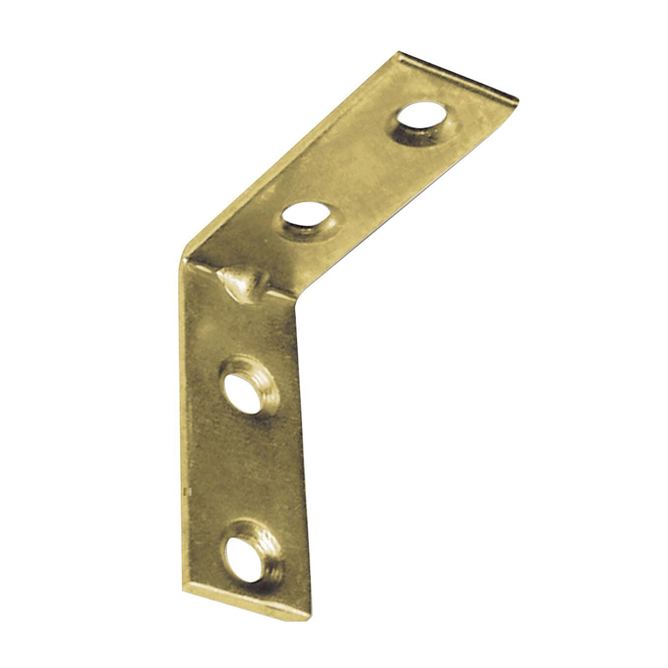 Piastra angolare STANDERS in acciaio zincato L 15 x Sp 1.8 x H 40 mm 4 pezzi