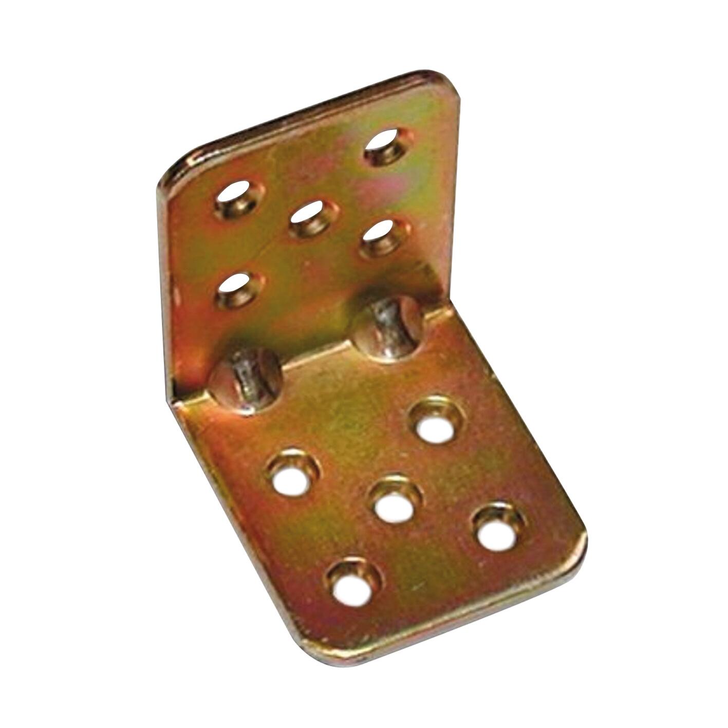 Piastra angolare STANDERS in acciaio zincato L 45 x Sp 2.5 x H 40 mm