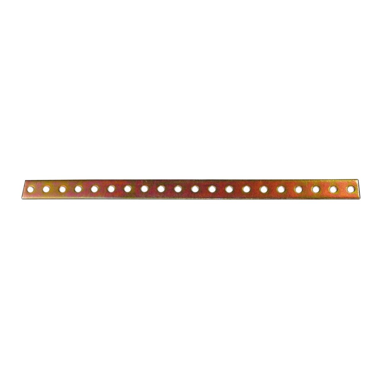 Piastra dritta STANDERS in acciaio zincato L 300 x Sp 2 x H 20 mm