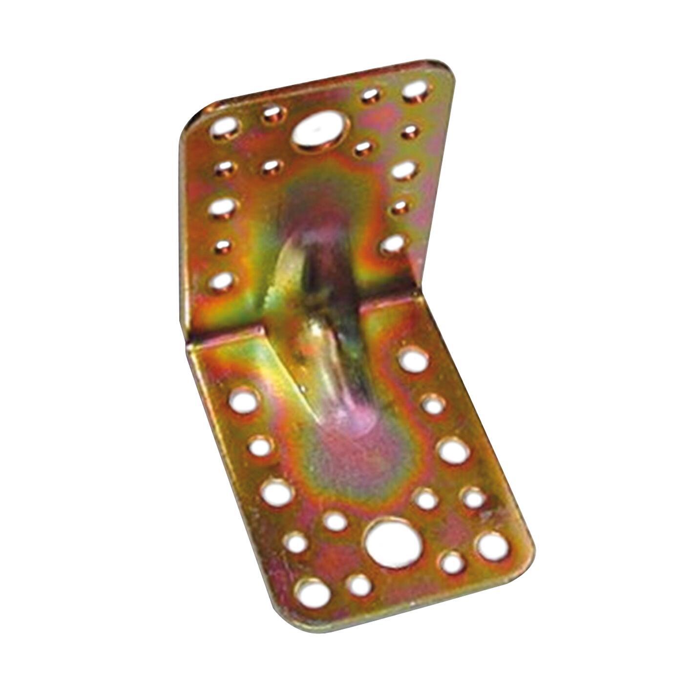Piastra angolare STANDERS in acciaio zincato L 85 x Sp 2 x H 65 mm 10 pezzi