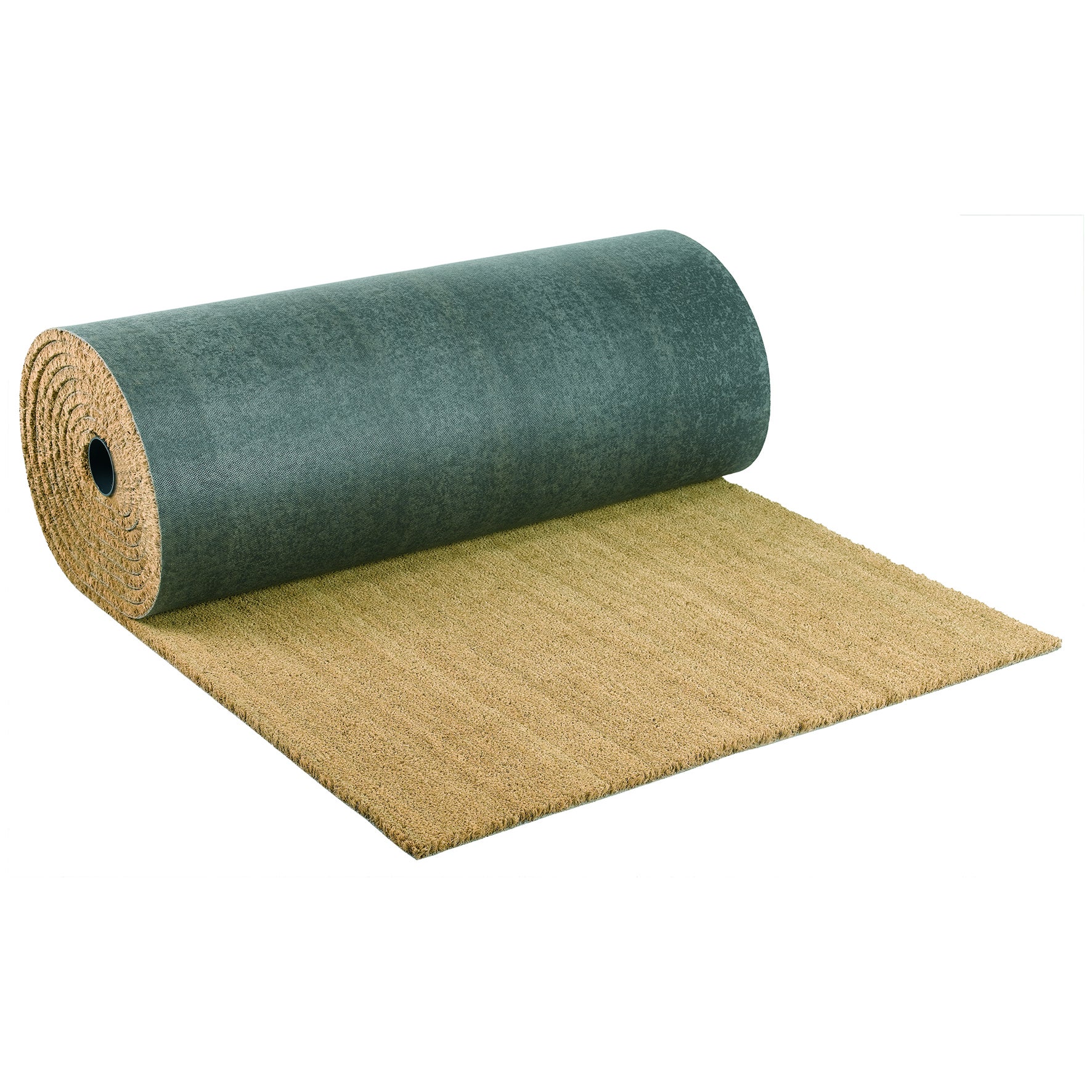 Zerbino In Cocco Beige Su Misura Velcoc | Spessore 23 Mm | Tappeto Ingresso Naturale | Ordine A Multipli Di 10 Cm (es. 100x50 Cm = 5 Pezzi)
