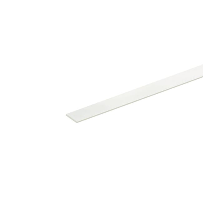 Profilo piatto ARCANSAS in pvc 1 m x 2.5 cm bianco Leroy Merlin Profilo piatto ARCANSAS in pvc 1 m x 2.5 cm bianco Leroy Merlin