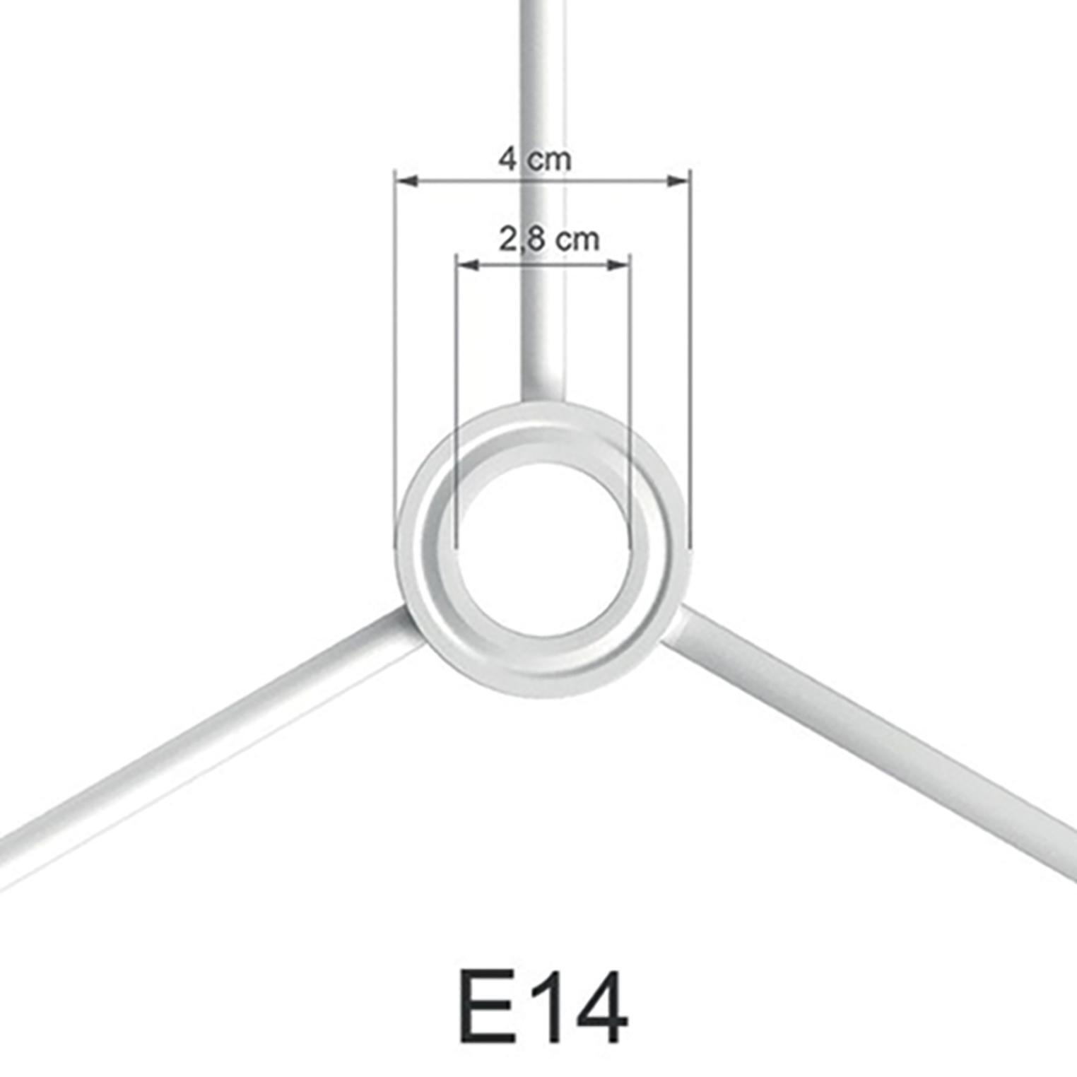 Base della lampada da tavolo Fiaschetto bianco, H 25 cm, E14 MAX40W N/A - 3