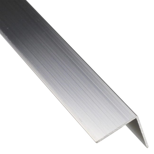 Profilo angolare simmetrico STANDERS in alluminio 2.6 m x 3 cm grigio - 1