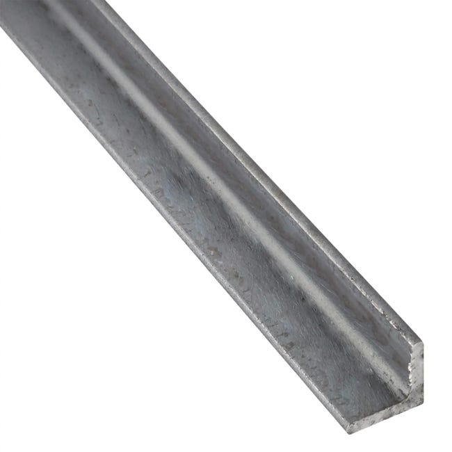 Profilo angolare simmetrico STANDERS in acciaio 2 m x 3 cm grigio - 1