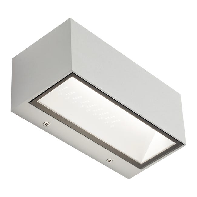 Applique Box in alluminio, bianco, 12W 630LM IP65 SOVIL - 1