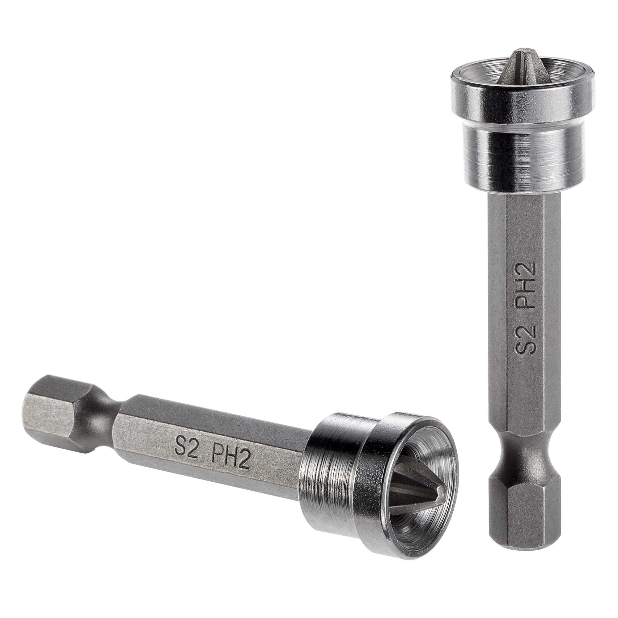 Sourcingmap PH2/SL5 - Punte Magnetiche Doppie Punte Per Cacciavite, Attacco Esagonale 1/4", Lunghezza 6,35 Cm - Foto 8