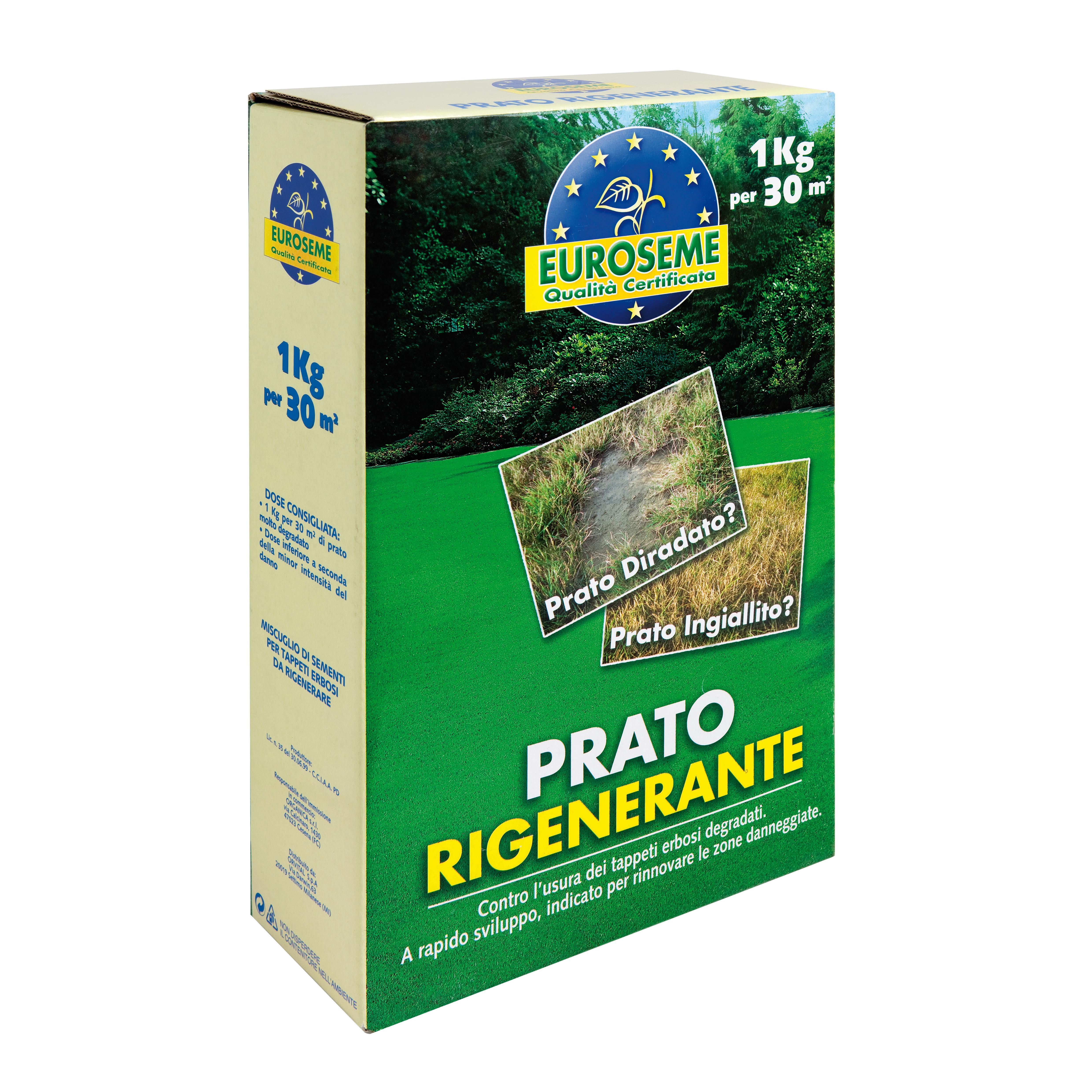1 kg 18x6.5x27 cm Hortus 62GRAX59E Seme Rigenerante Rapid Prato