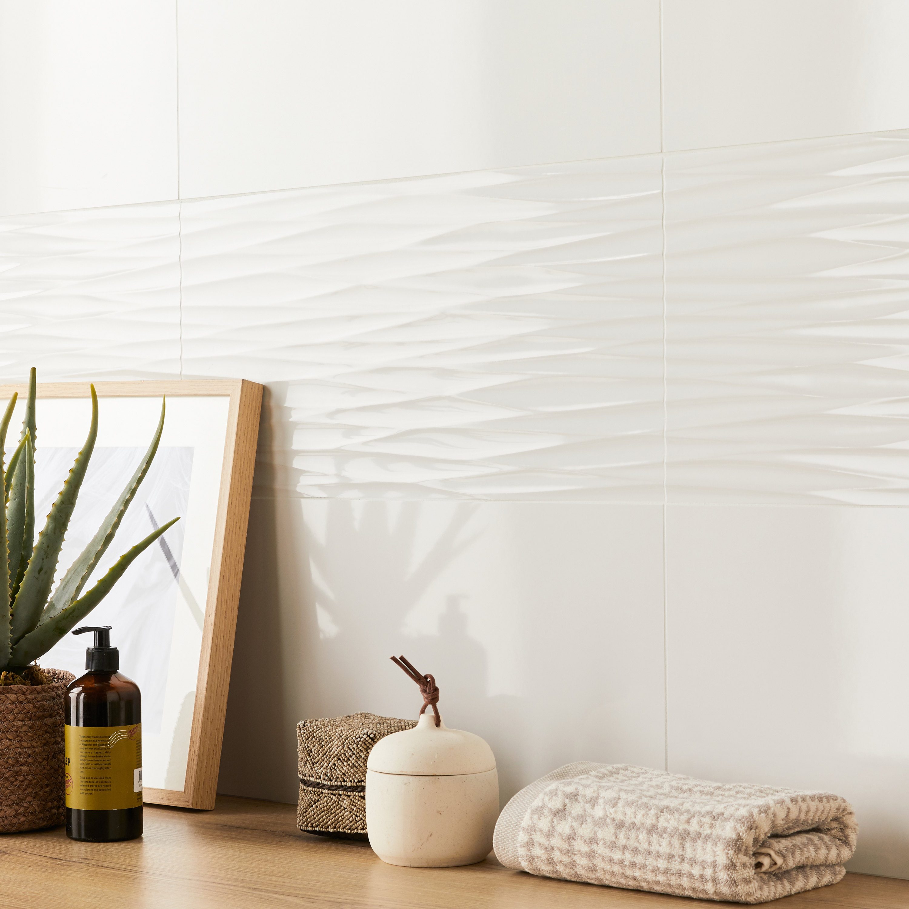 Piastrella Per Rivestimenti Arctic 30 X 60 Cm Sp 9 Mm Bianco Leroy Merlin