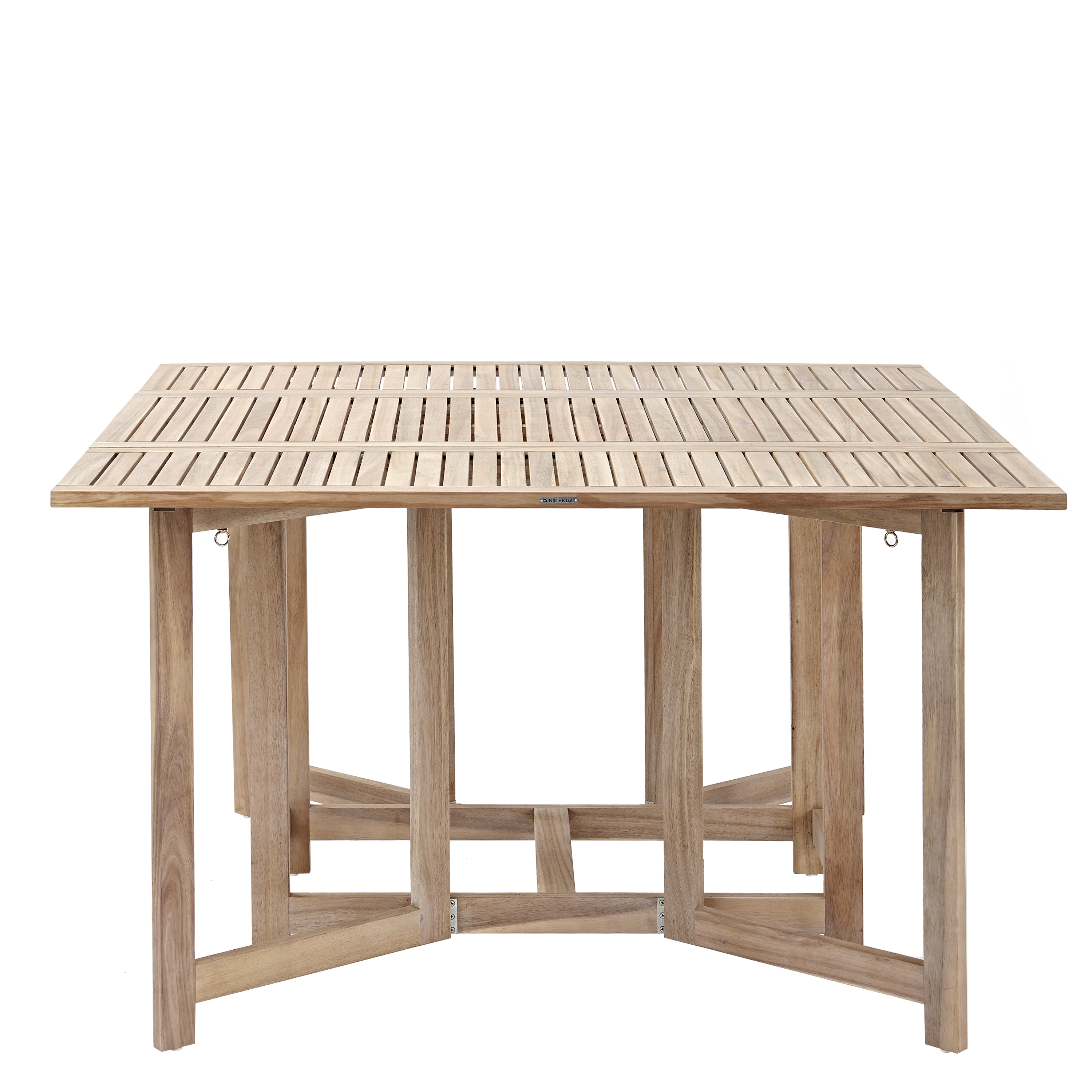 Set tavolo e sedie NATERIAL Solis in acacia marrone 4 posti - 9