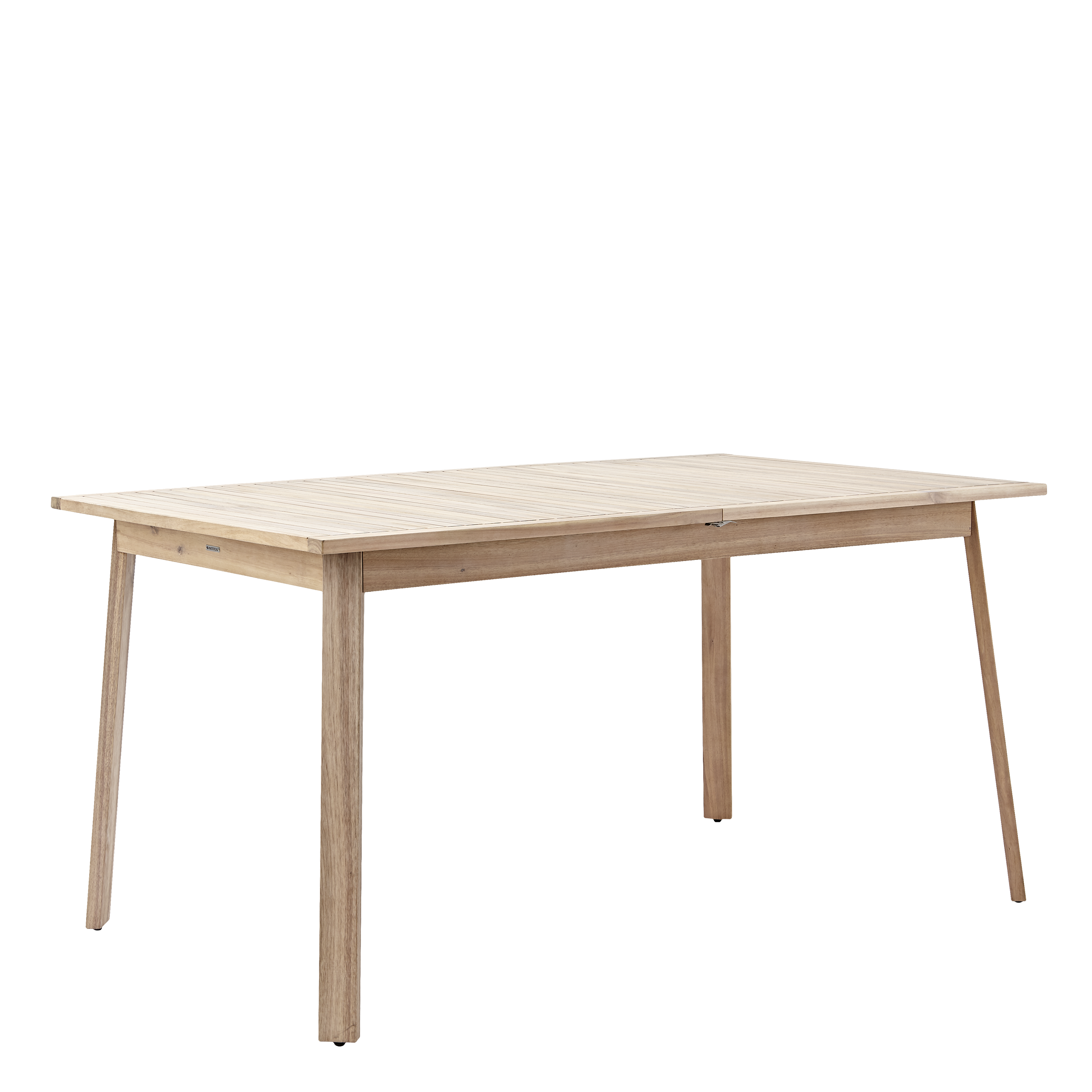 Tavolo da giardino allungabile rettangolare Solis NATERIAL con piano in legno L 150/200 x P 90 cm