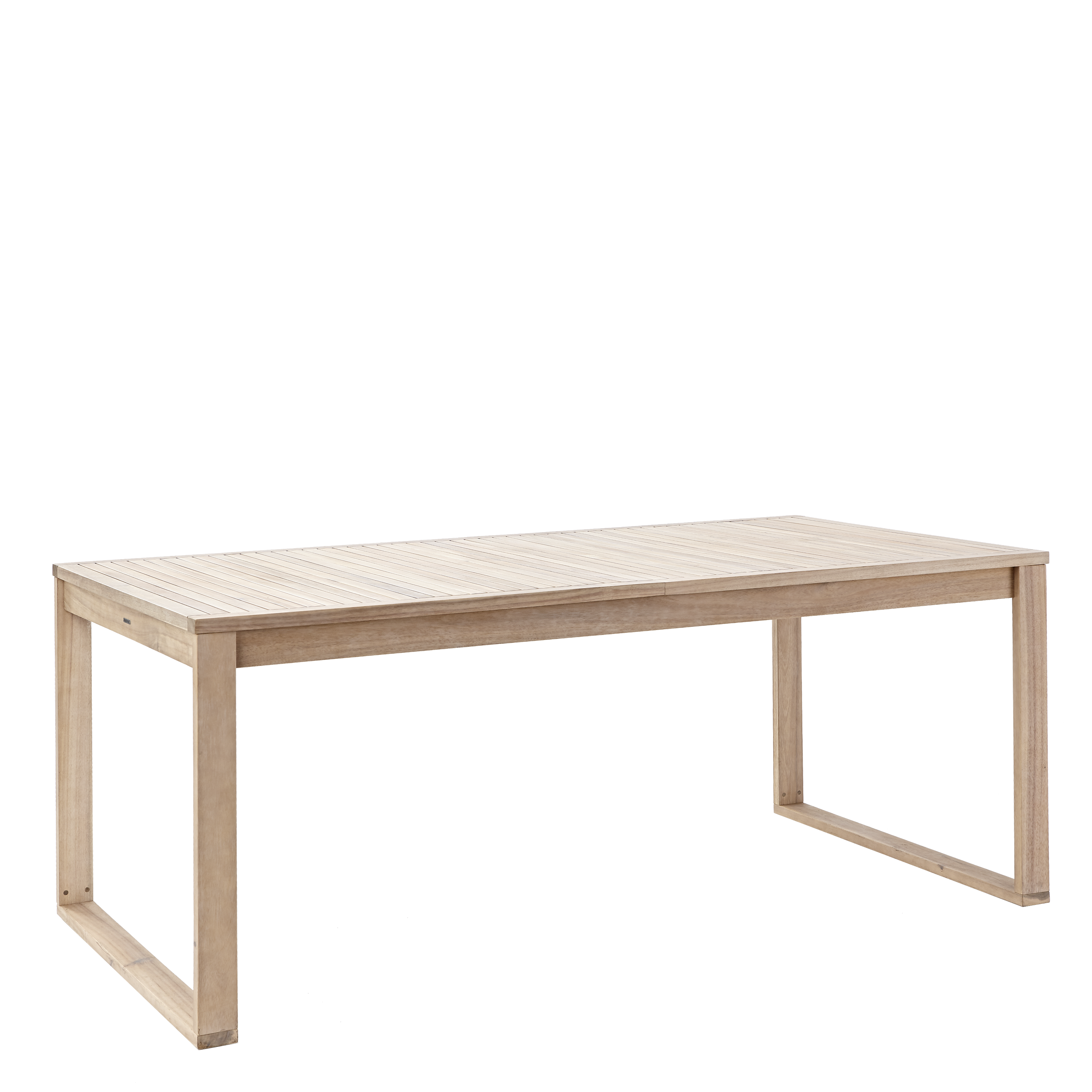 Tavolo da giardino allungabile rettangolare Solaris NATERIAL con piano in legno L 180/240 x P 90 cm