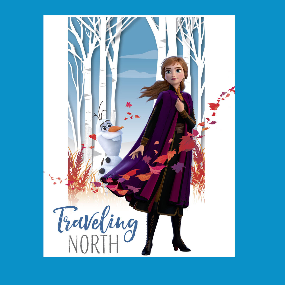 Poster Frozen II Travelling North 61x91.5 cm