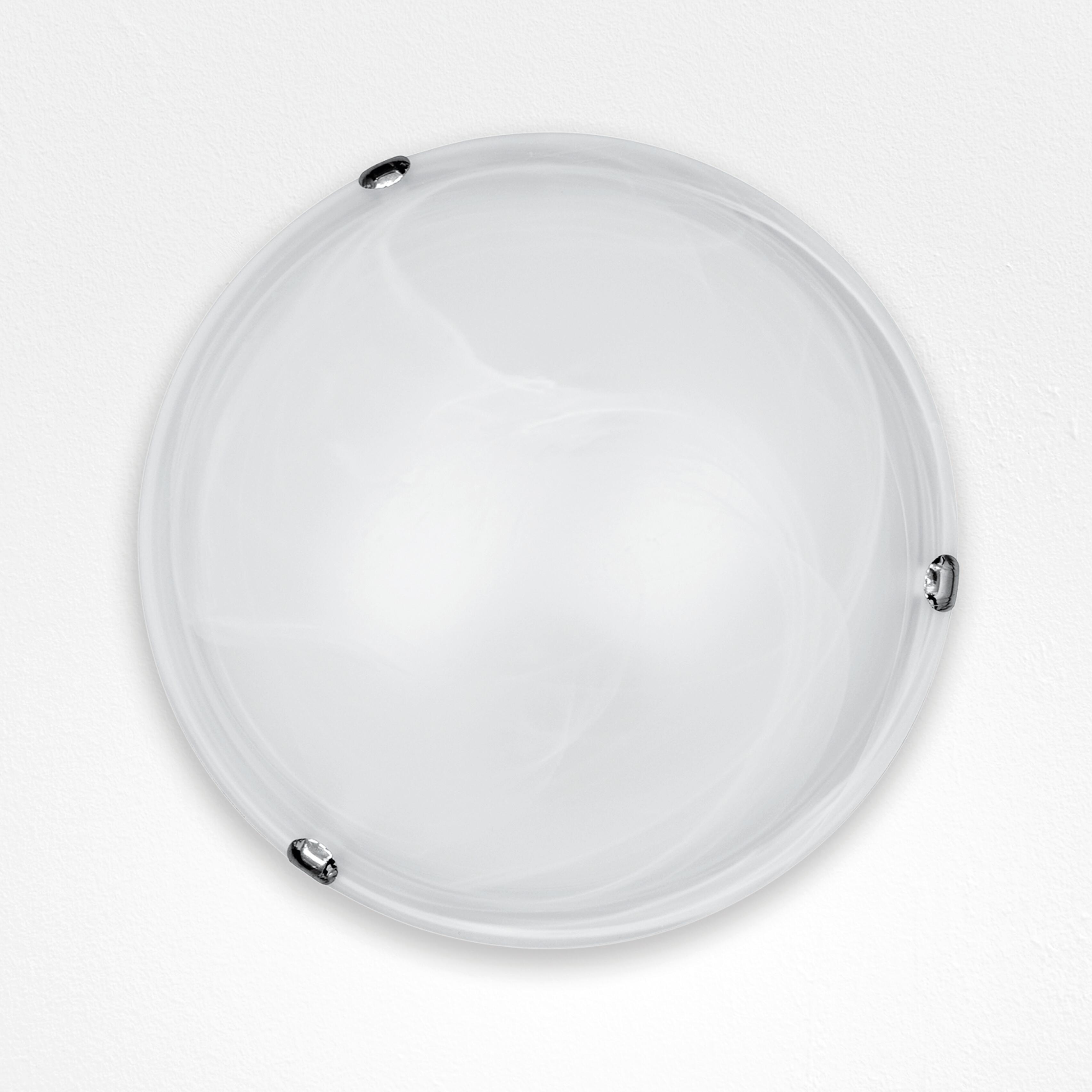 Plafoniera classico Emma bianco, in vetro, D. 40 cm 2 luci LEXMAN - 2
