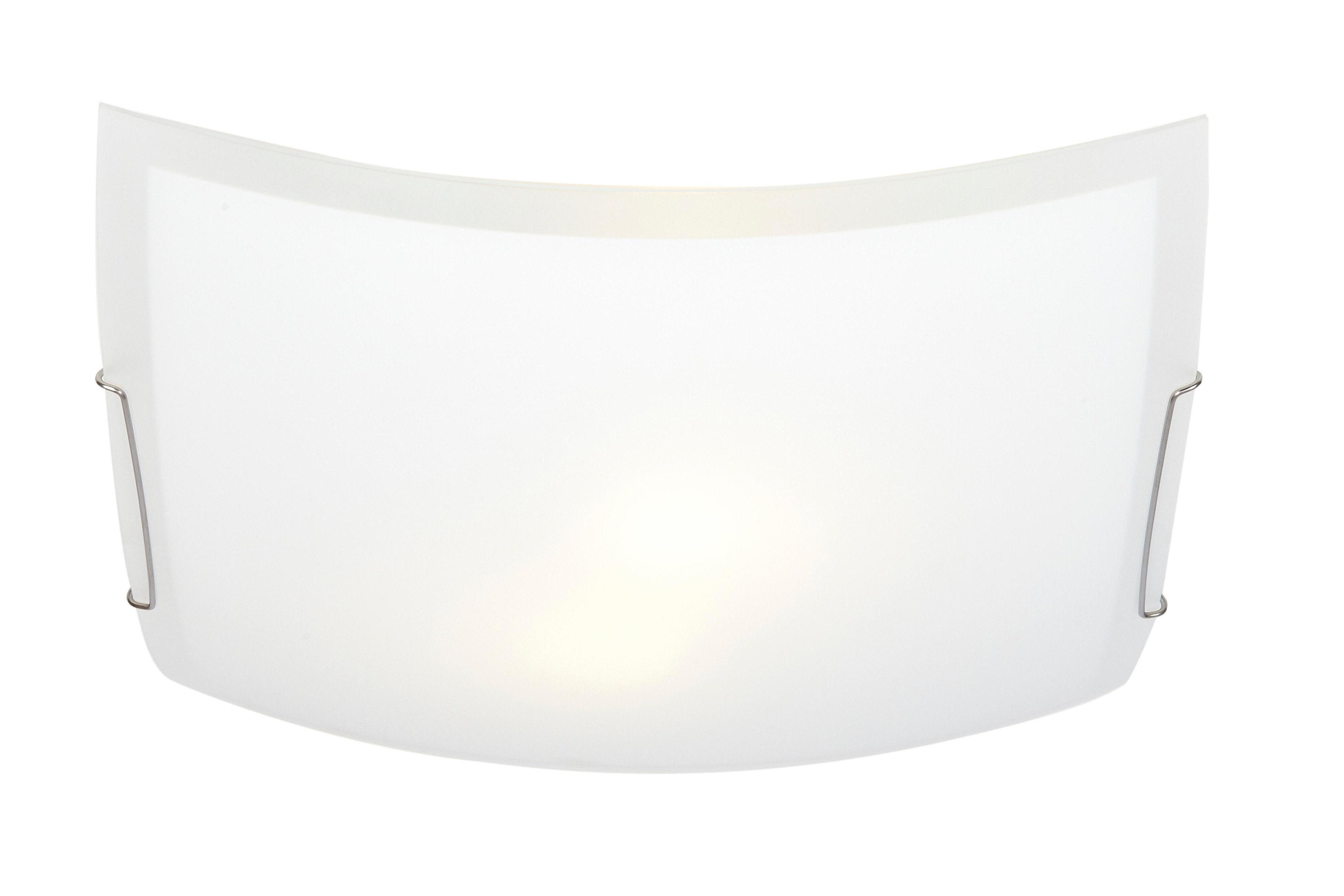 Plafoniera classico Quadra bianco, in vetro, 40x40 cm, 2 luci - 11