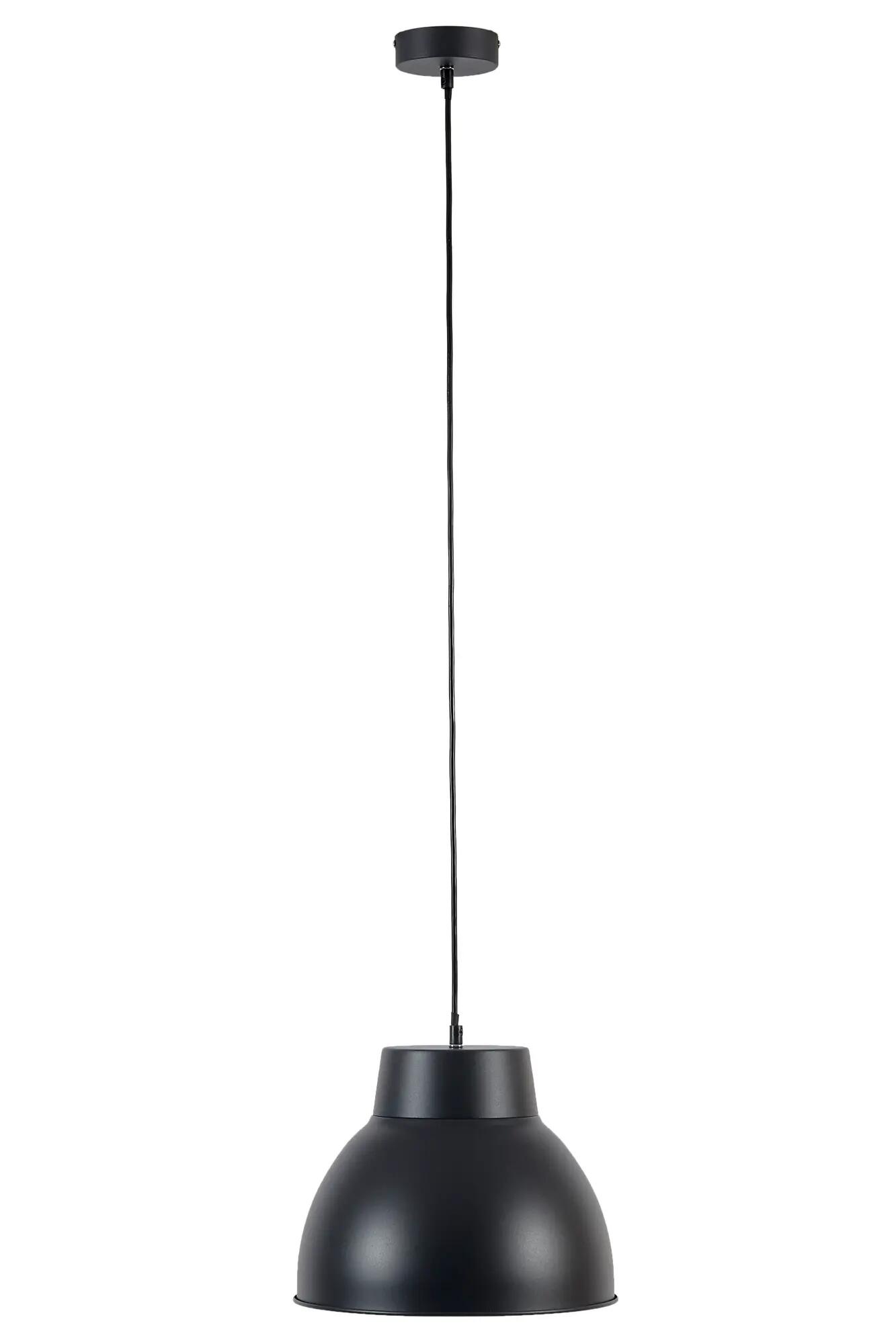 Lampadario Industriale Mezzo nero in metallo, D. 31 cm, INSPIRE - 13