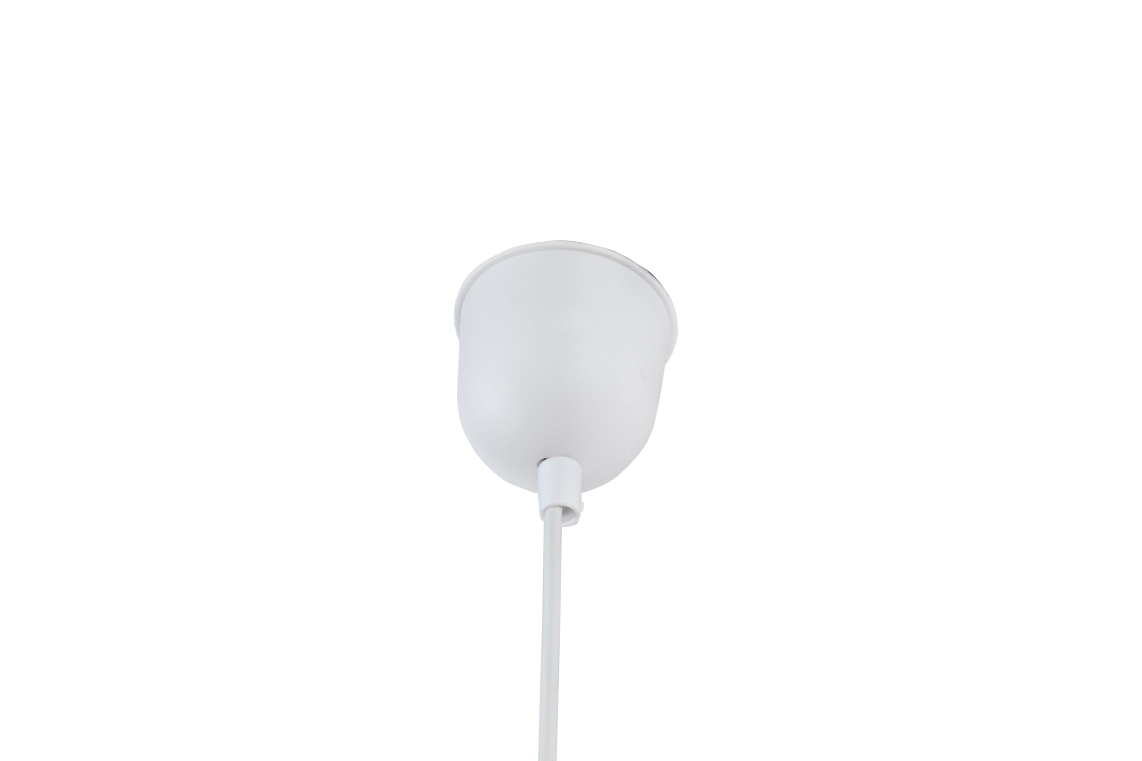 Lampadario Moderno Sitia bianco in tessuto, D. 48 cm, 3 luci, INSPIRE - 8