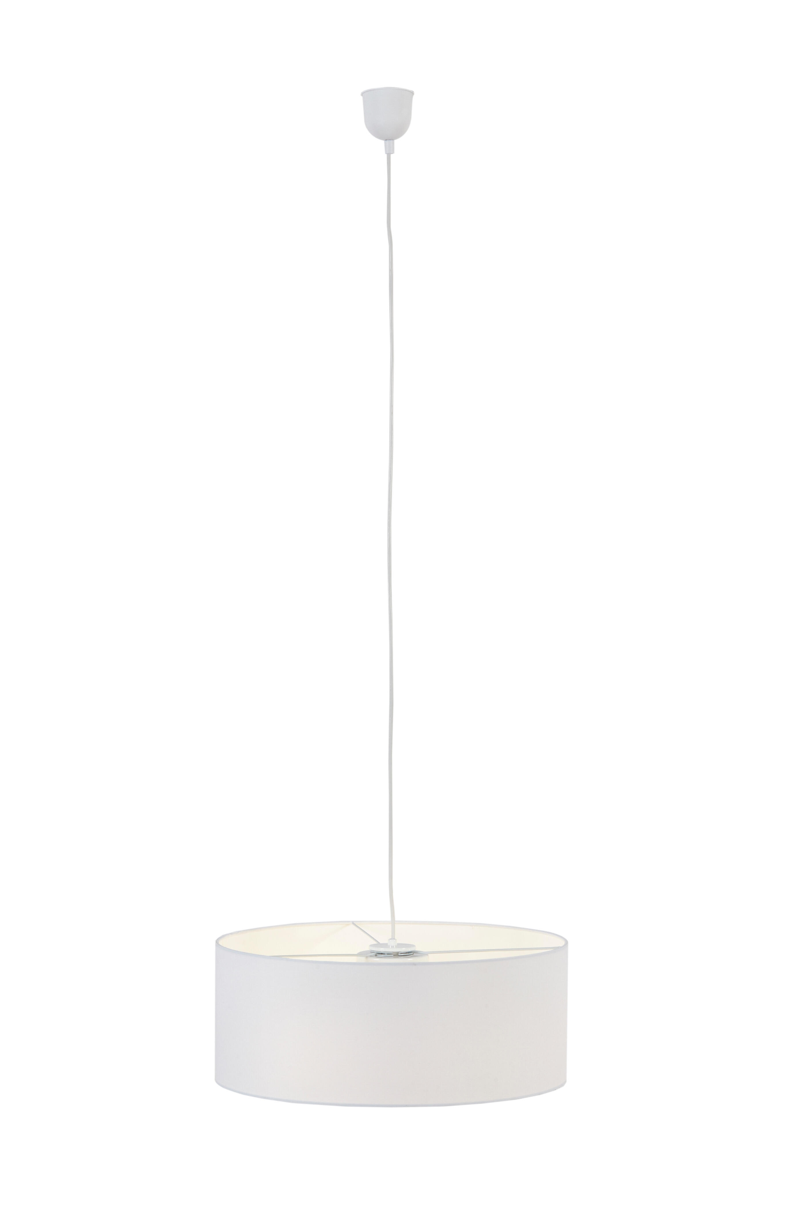 Lampadario Moderno Sitia bianco in tessuto, D. 48 cm, 3 luci, INSPIRE - 10