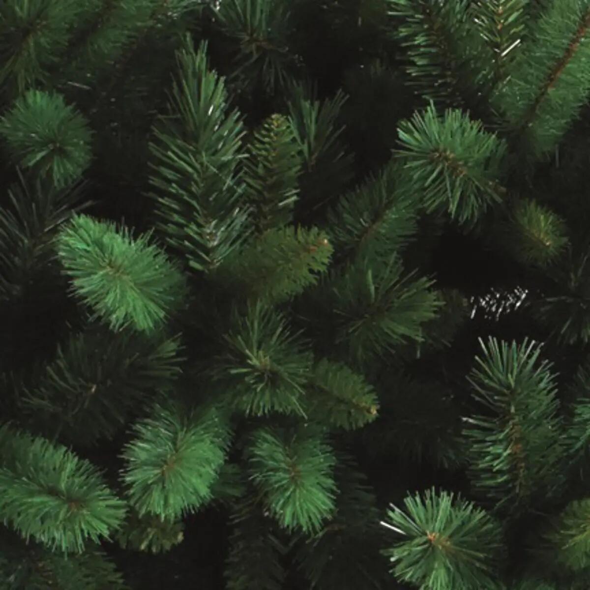 Albero di natale artificiale Livigno in multi-materiale verde H 210 cm x Ø 119 cm, 959 rami - 4