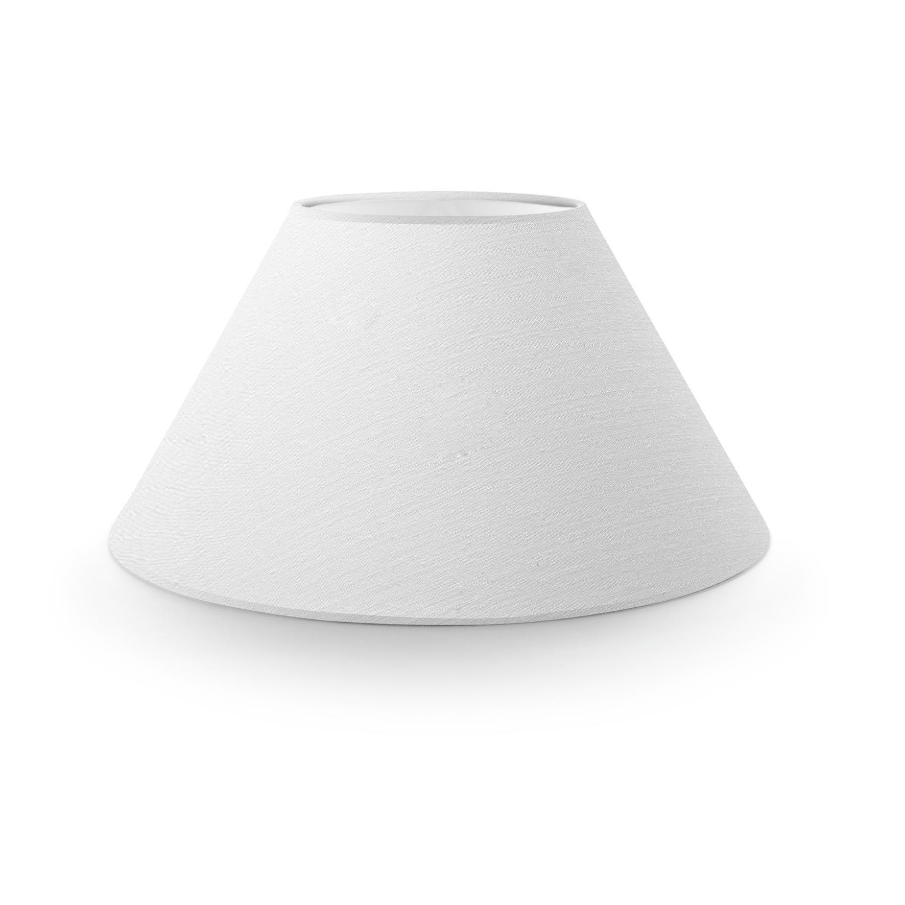 Paralume per lampada da tavolo personalizzabile Ø 25 cm bianco in teletta Inspire - 1
