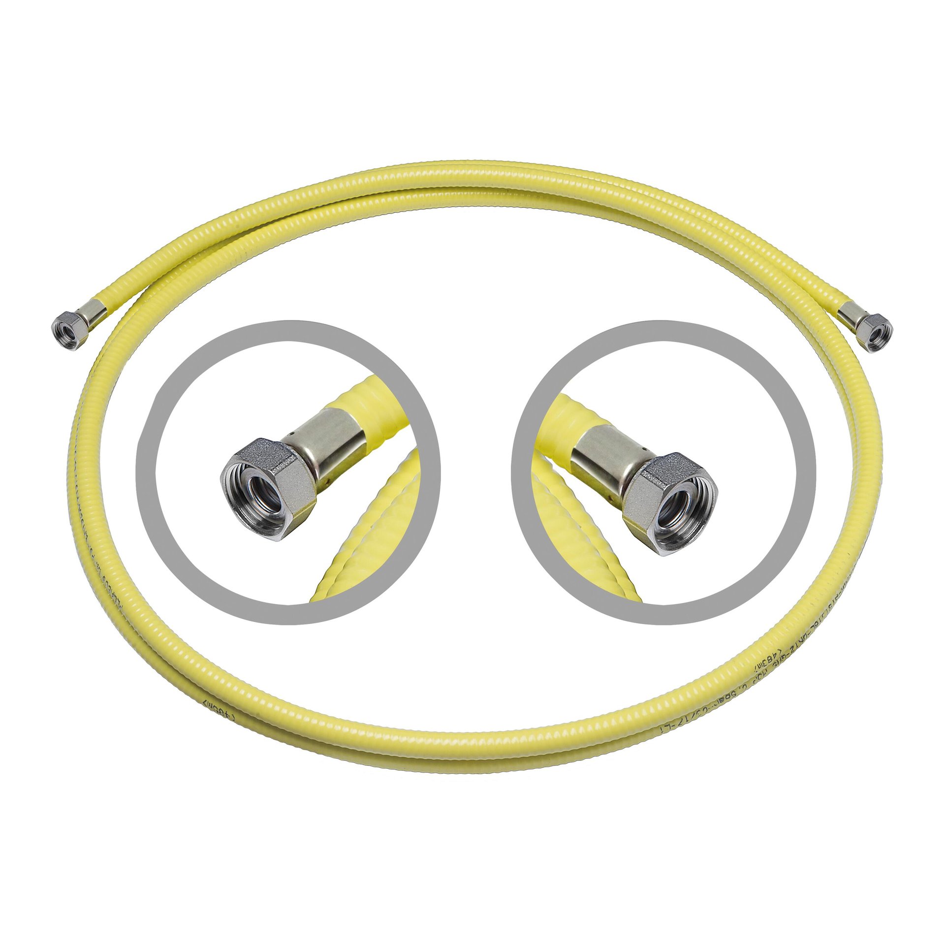 Tubo flessibile per gas x 297.4 cm
