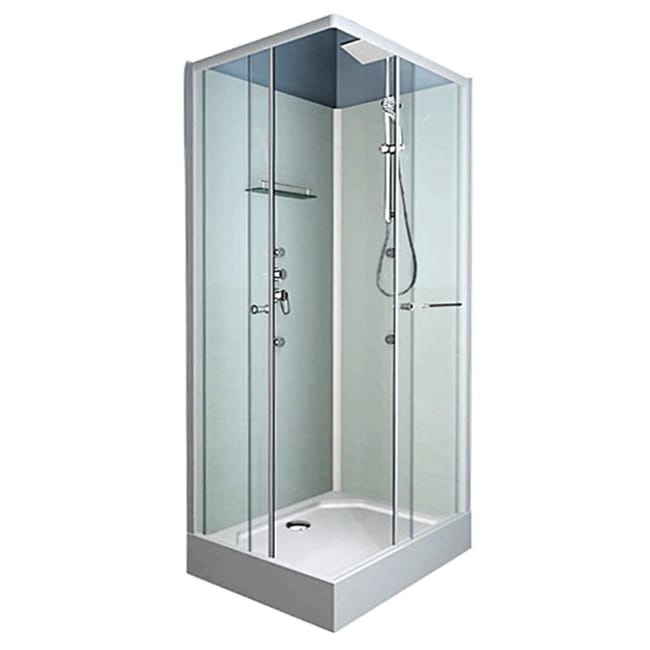 cabina doccia idromassaggio quadrato dina 80 x 80 cm leroy merlin